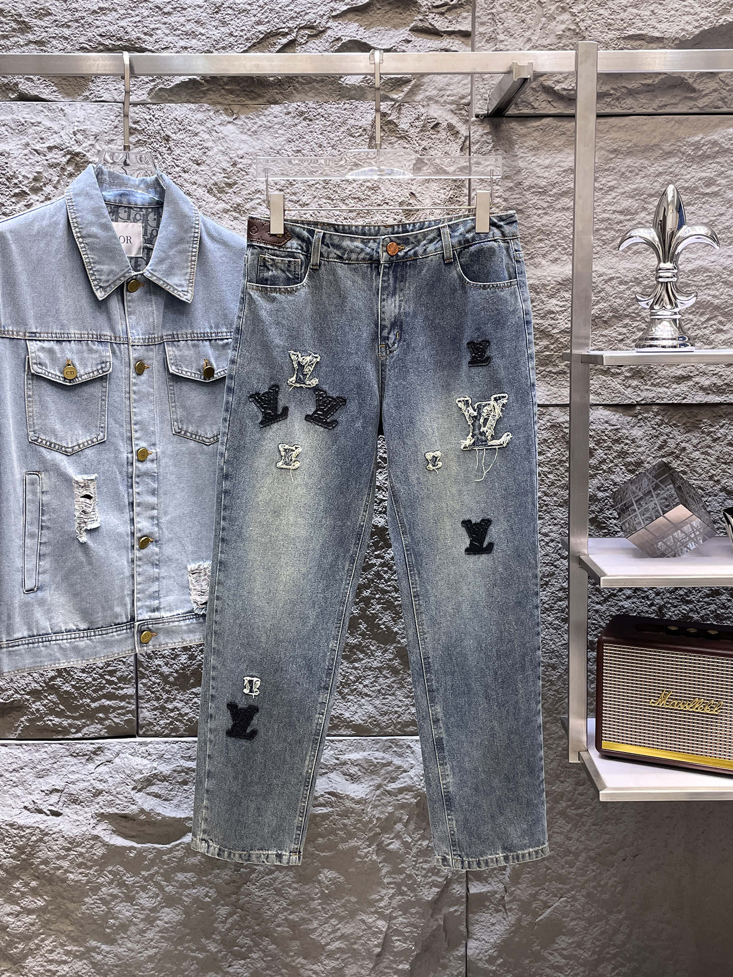 25-服 ルイヴィトン ジーンズ ズボン