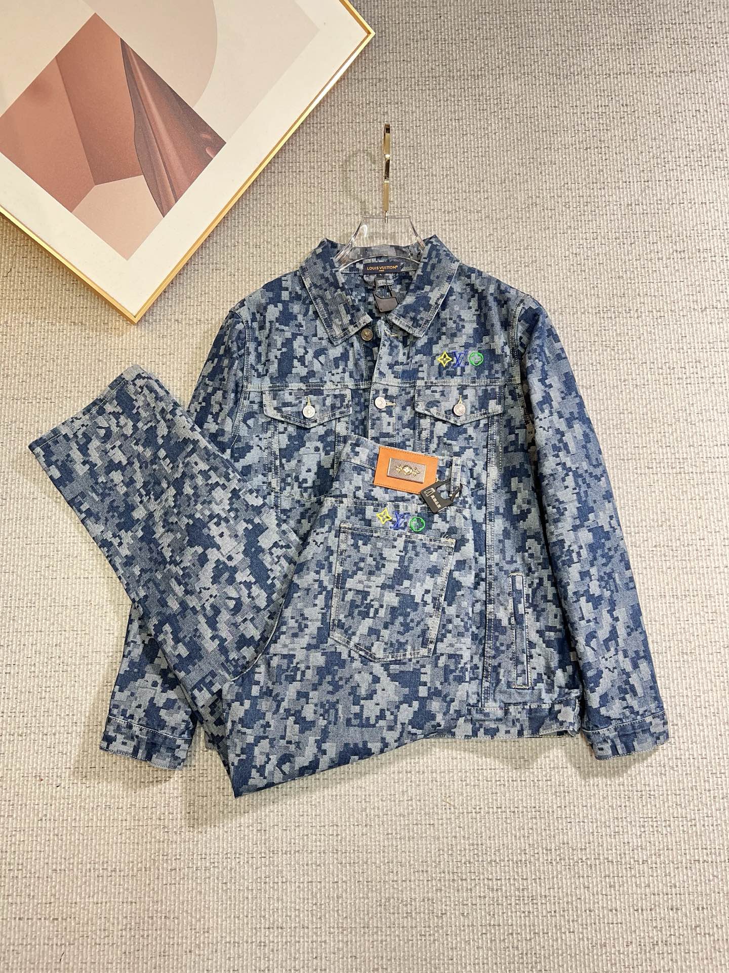 人気商品 服 ルイヴィトン 上下服 ブレザーセット