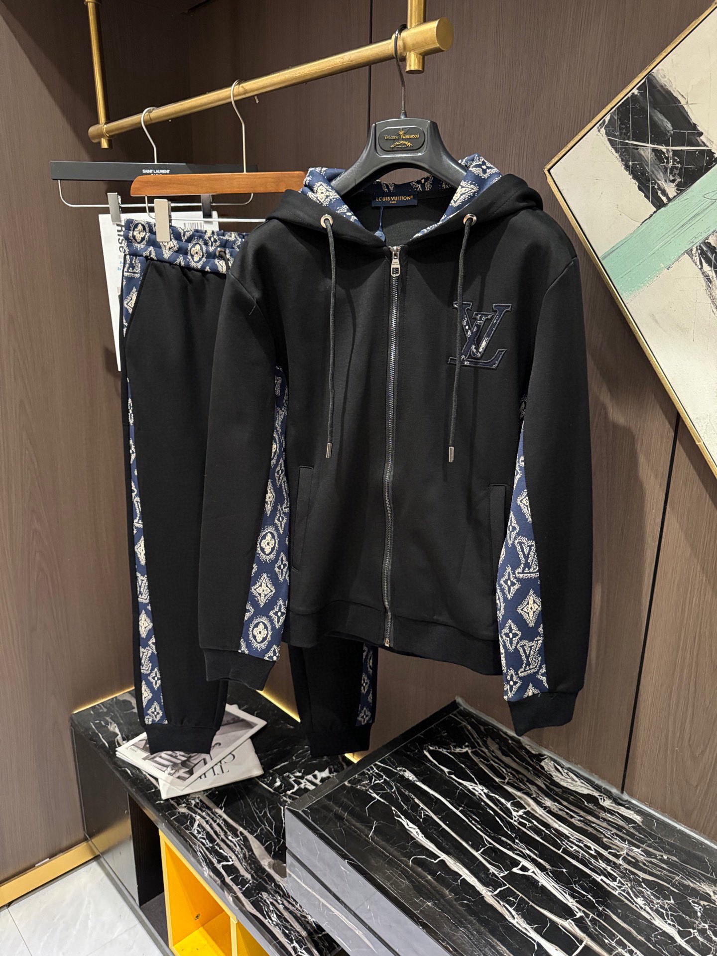 人気商品 服 ルイヴィトン 上下服 ブレザーセット