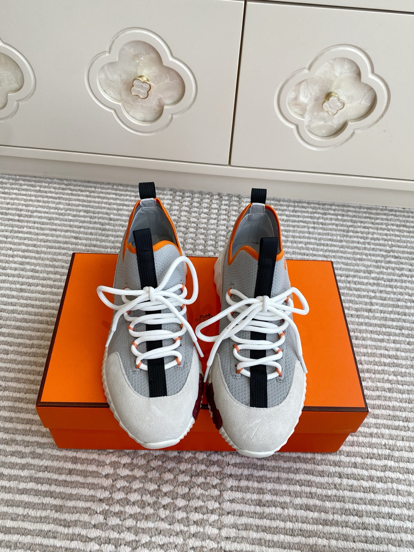 人気新品 靴 エルメス スニーカー/レースアップ ユニセックス
