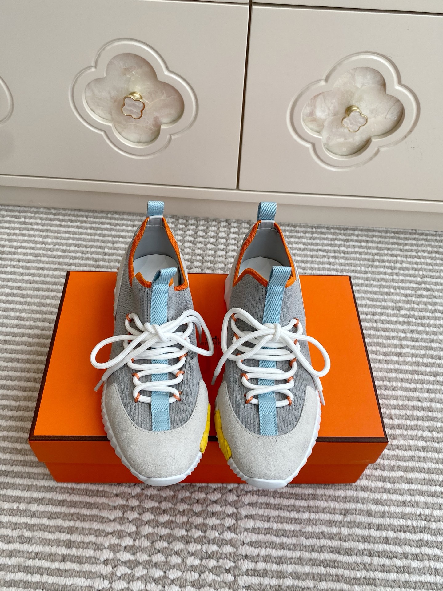 人気新品 靴 エルメス スニーカー/レースアップ ユニセックス