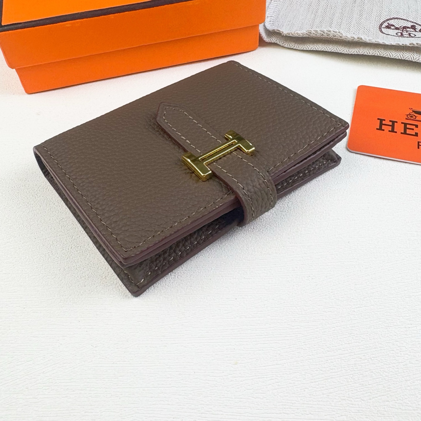 魅せるエレガンス エルメス 新品財布/名刺入れ/ 小銭入れ 25612