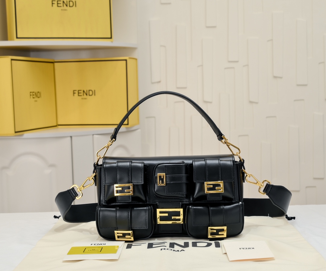 フェンディ 2WAY「バゲット」バッグ バケットバッグ 2512