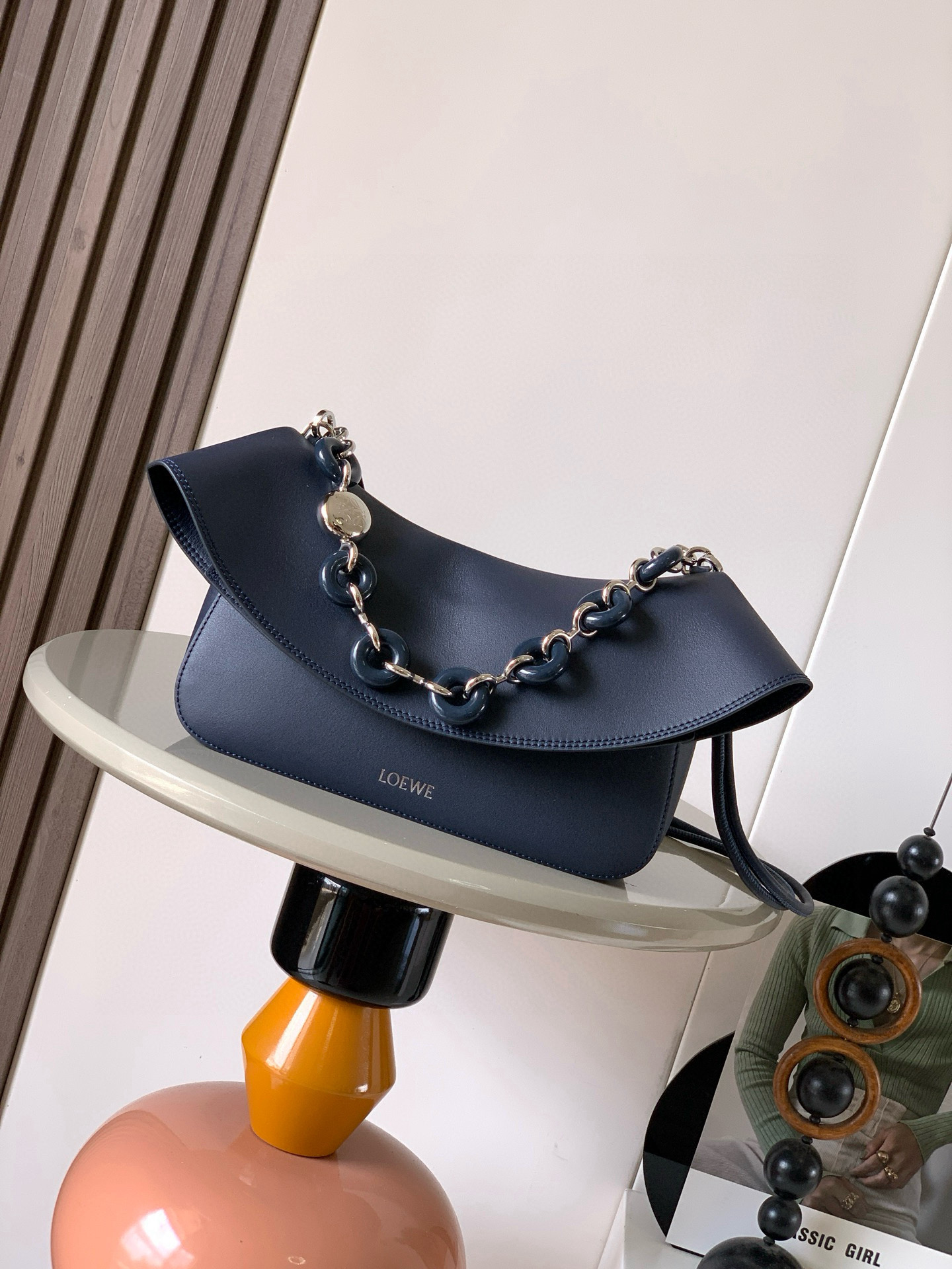 ロエベ オラ バッグ ミディアムバッグ 2way ハンド ショルダー バッグ