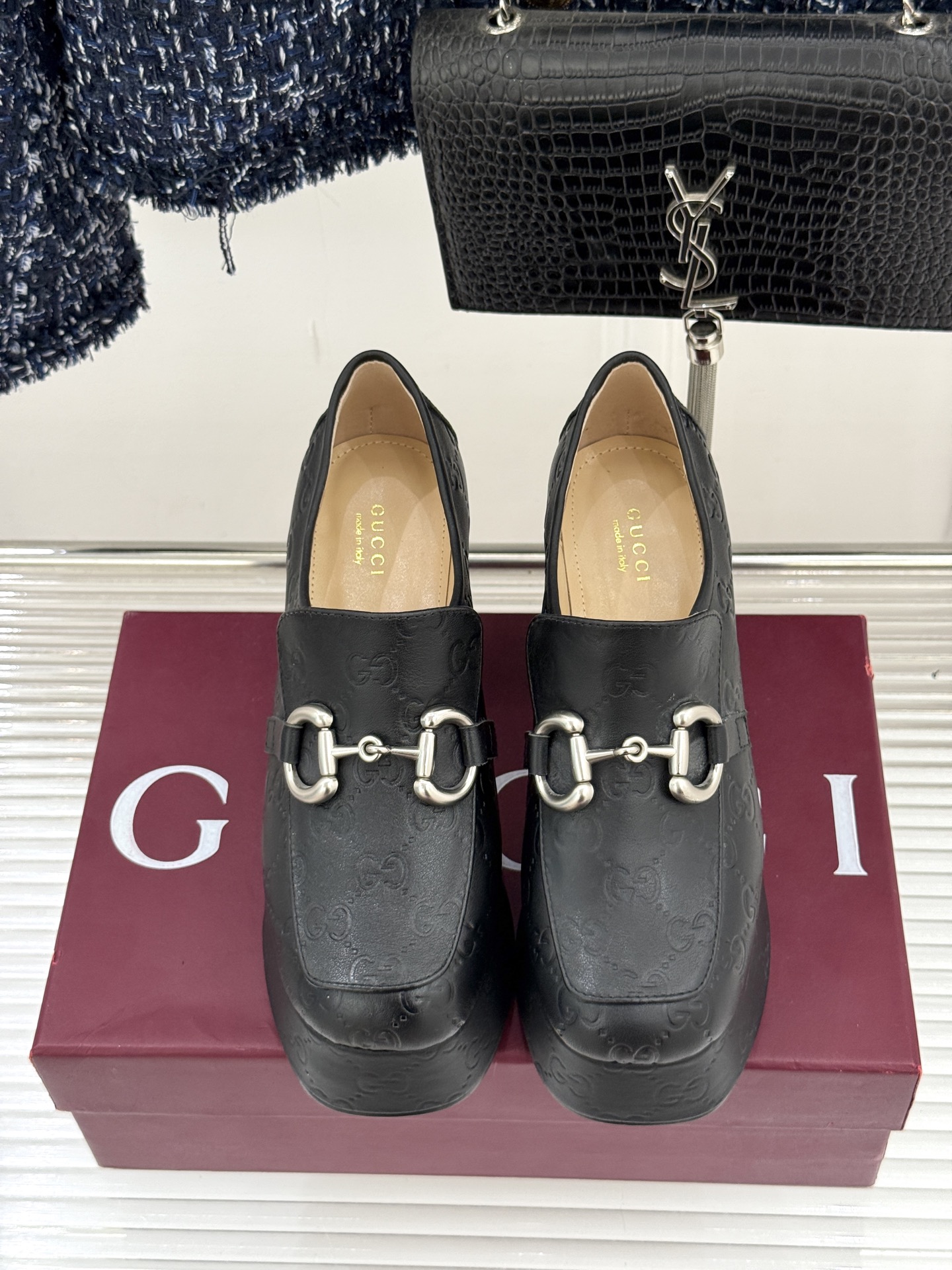 靴 グッチ Shoes 厚底 パンプス レディース