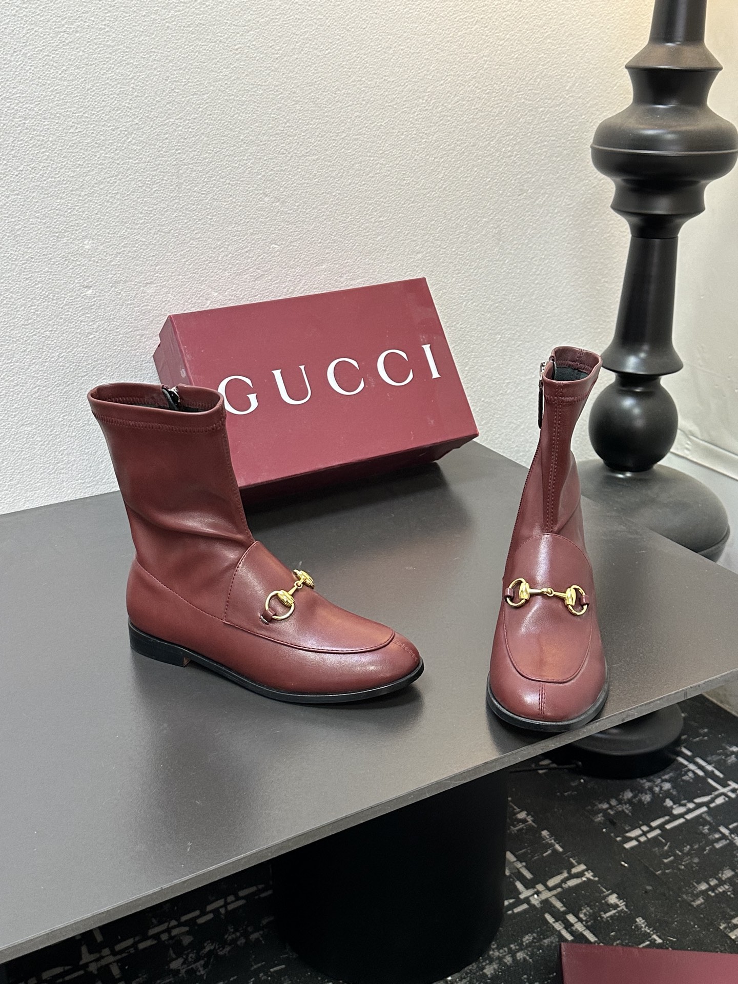 靴 グッチ ットスニーカー/ブーツ レディース