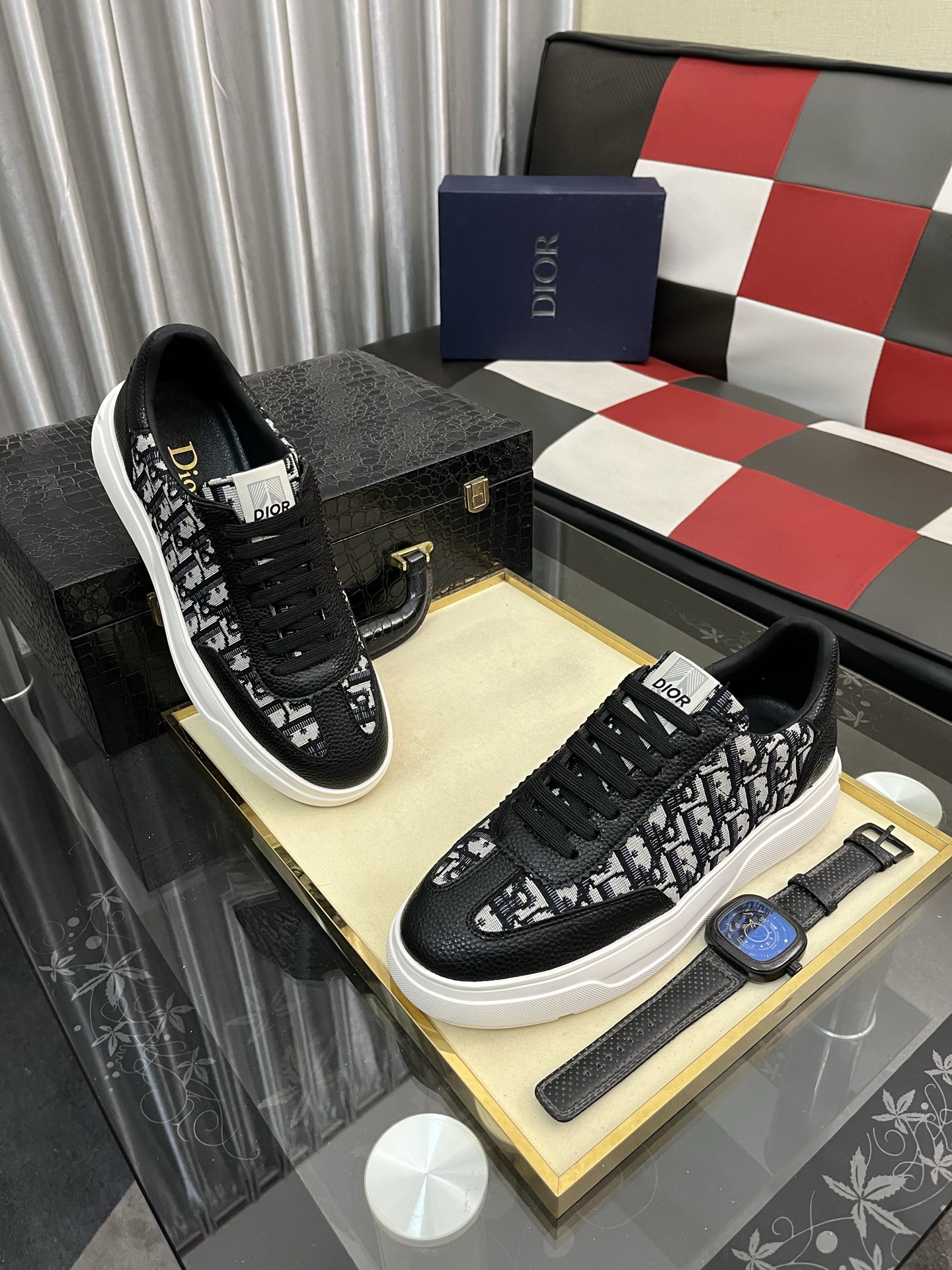 25-26 靴 クリスチャンディオール スニーカー/レースアップ メンズ
