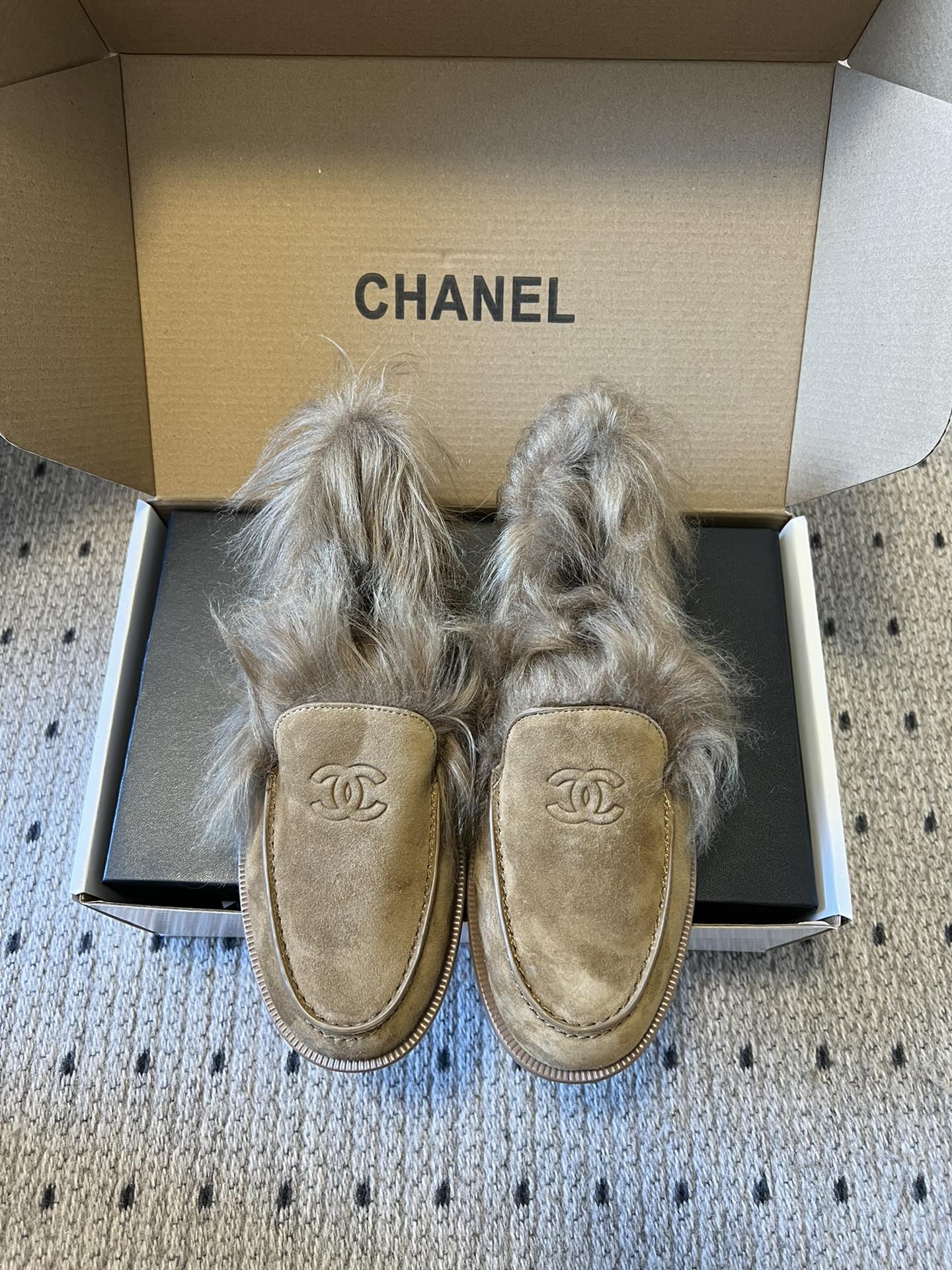 靴 シャネル Shoes フラットシューズ レディース