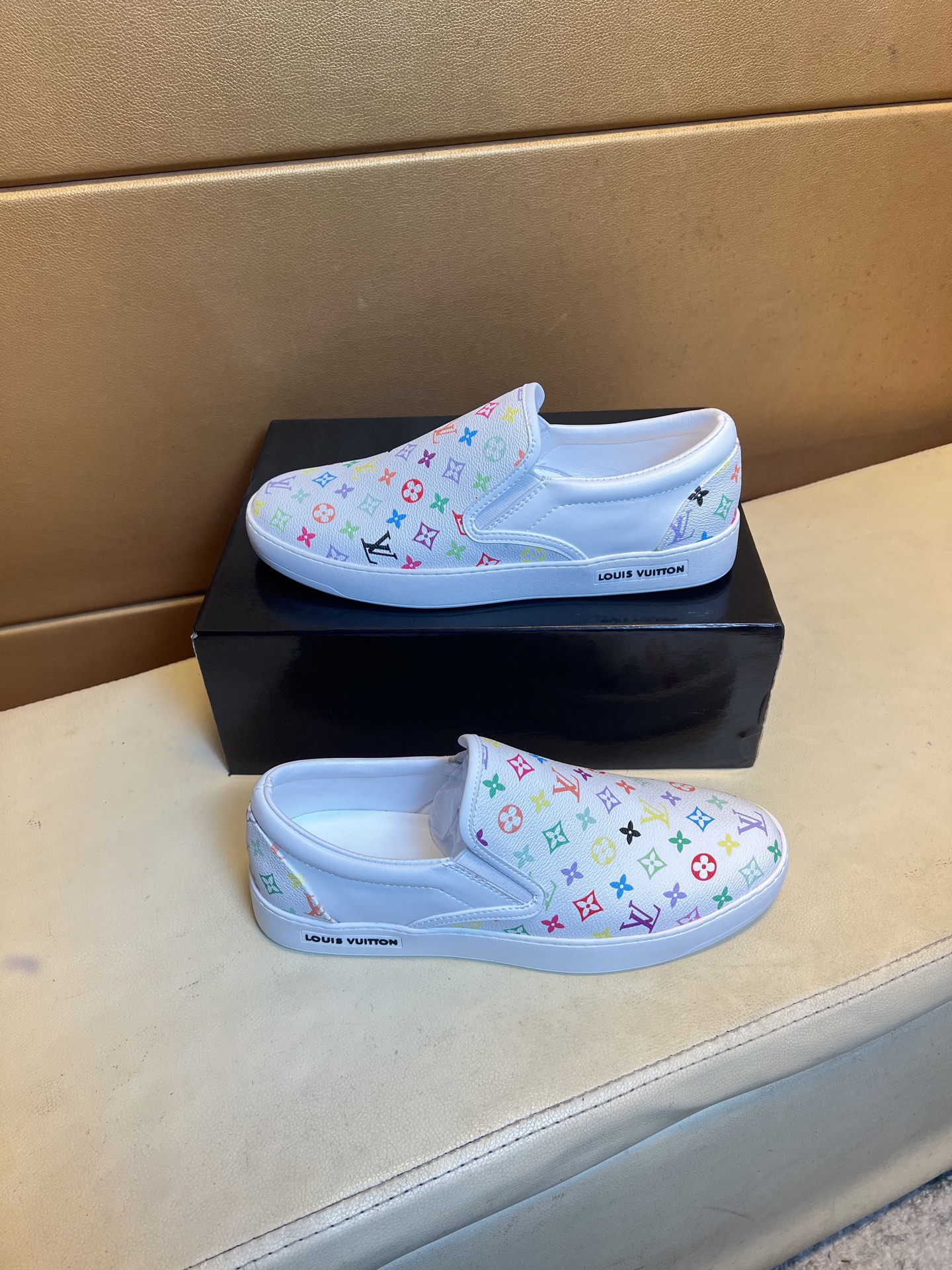 靴 ルイヴィトン Shoes フラットシューズ メンズ