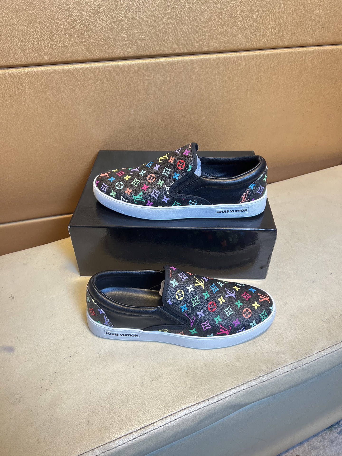 靴 ルイヴィトン Shoes フラットシューズ メンズ