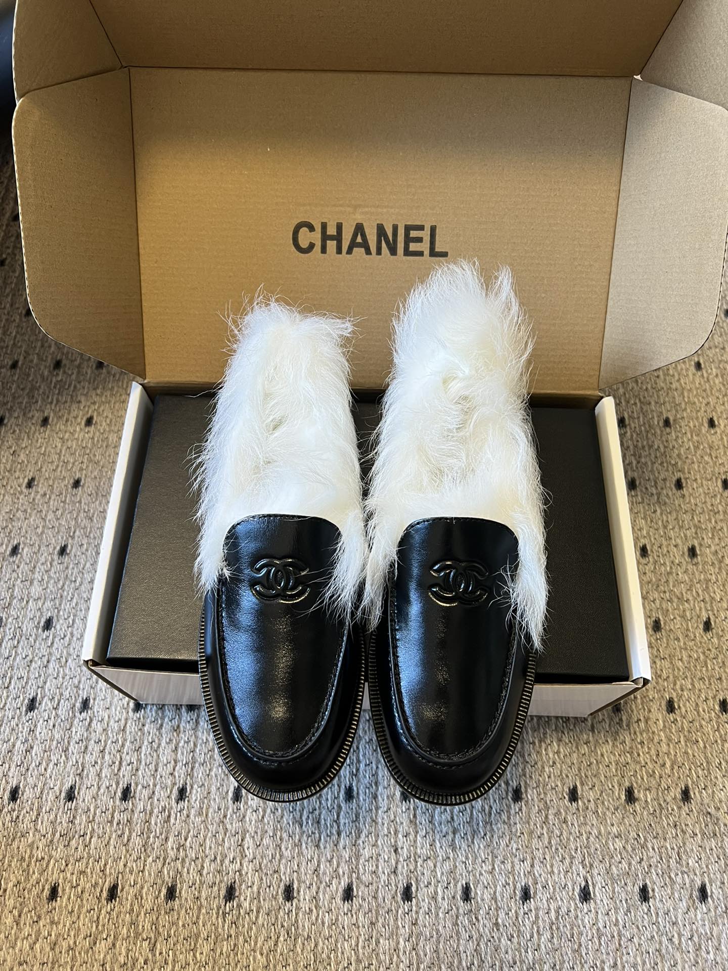 靴 シャネル Shoes フラットシューズ レディース