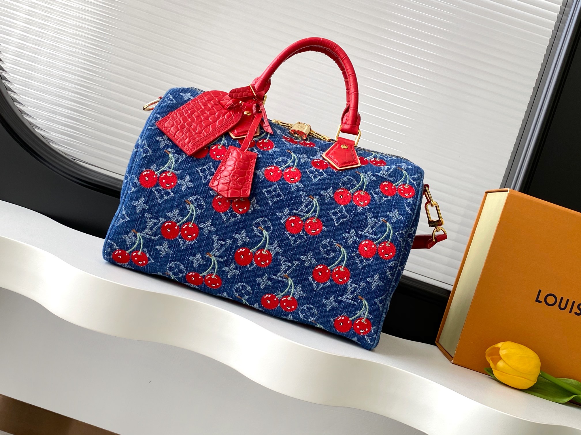 BAG ルイヴィトン× TM 2WAYボストンバッグ モノグラムデニム?