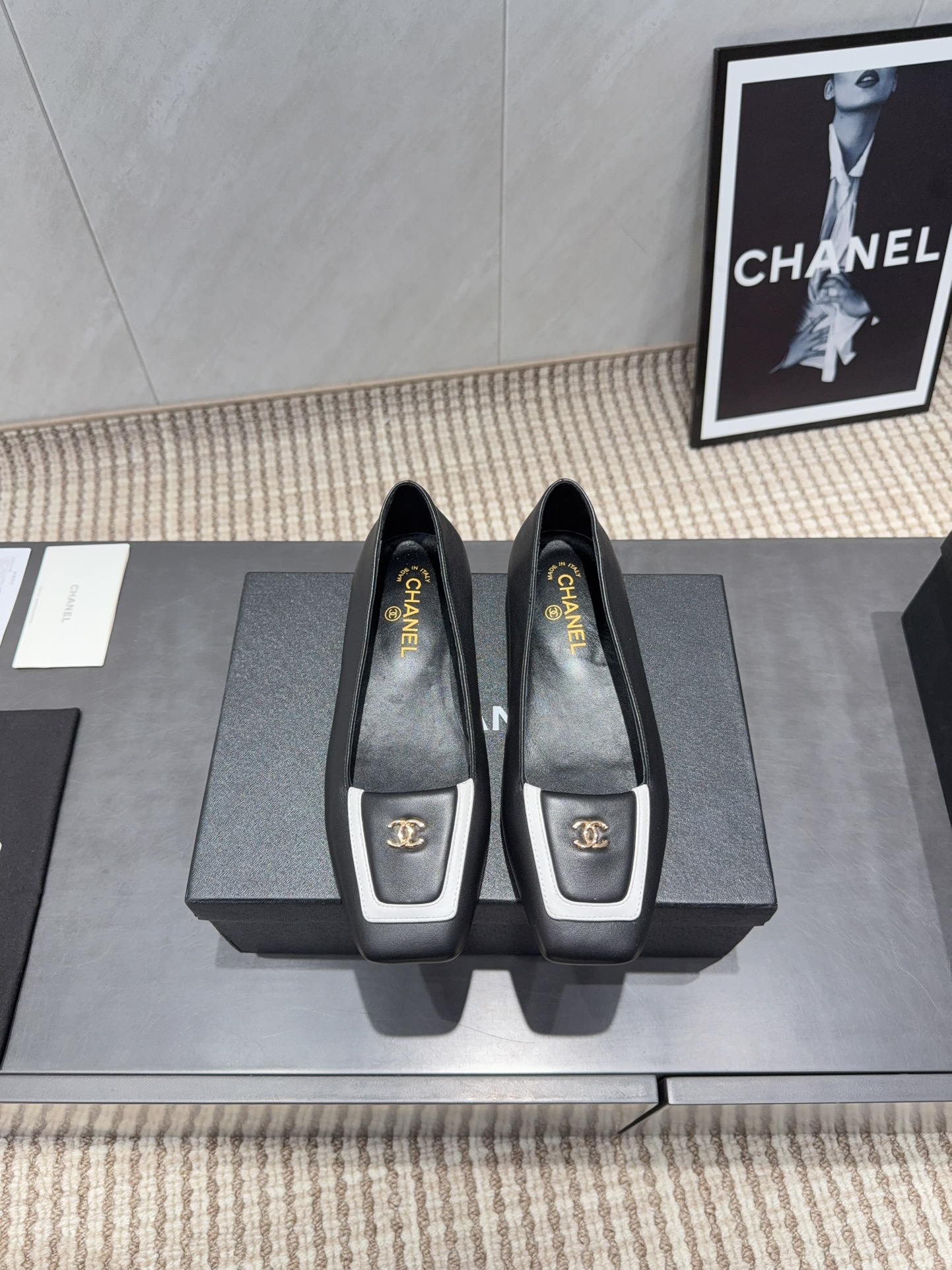 靴 シャネル Shoes フラットシューズ レディース