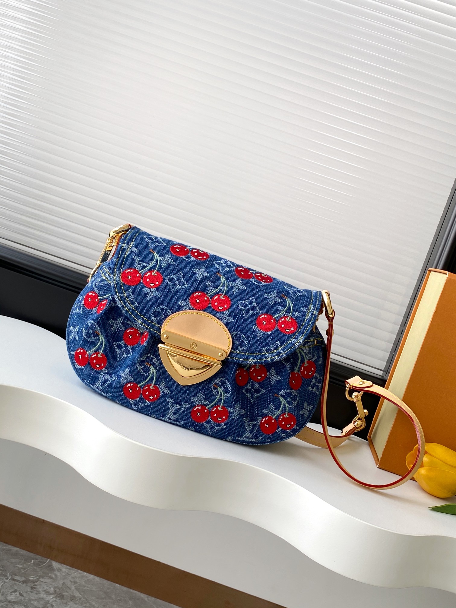 BAG ルイヴィトン xTM ハンドバッグ サンセット モノグラムデニム