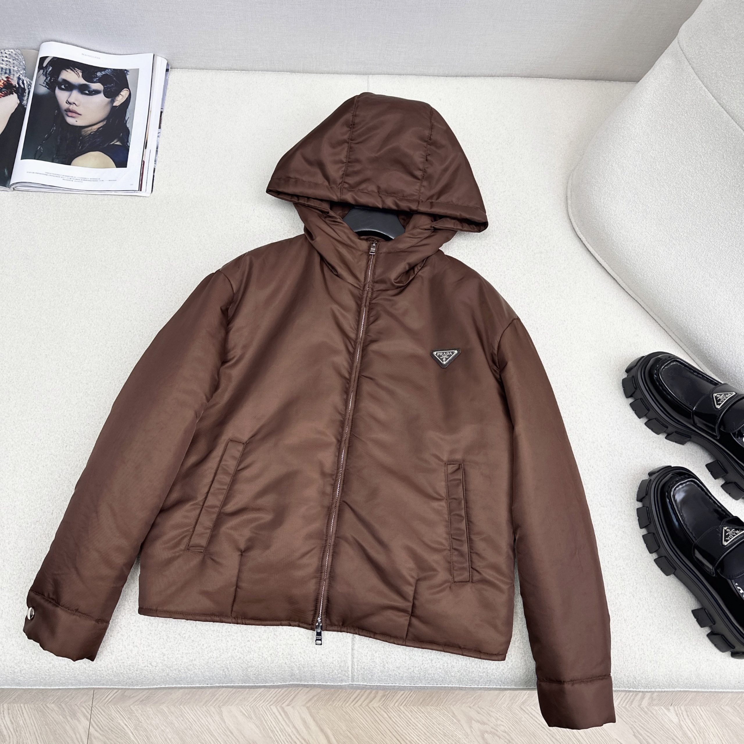 新作続々入荷中! 女性プラダ 绵入れ 暖か ジャケット