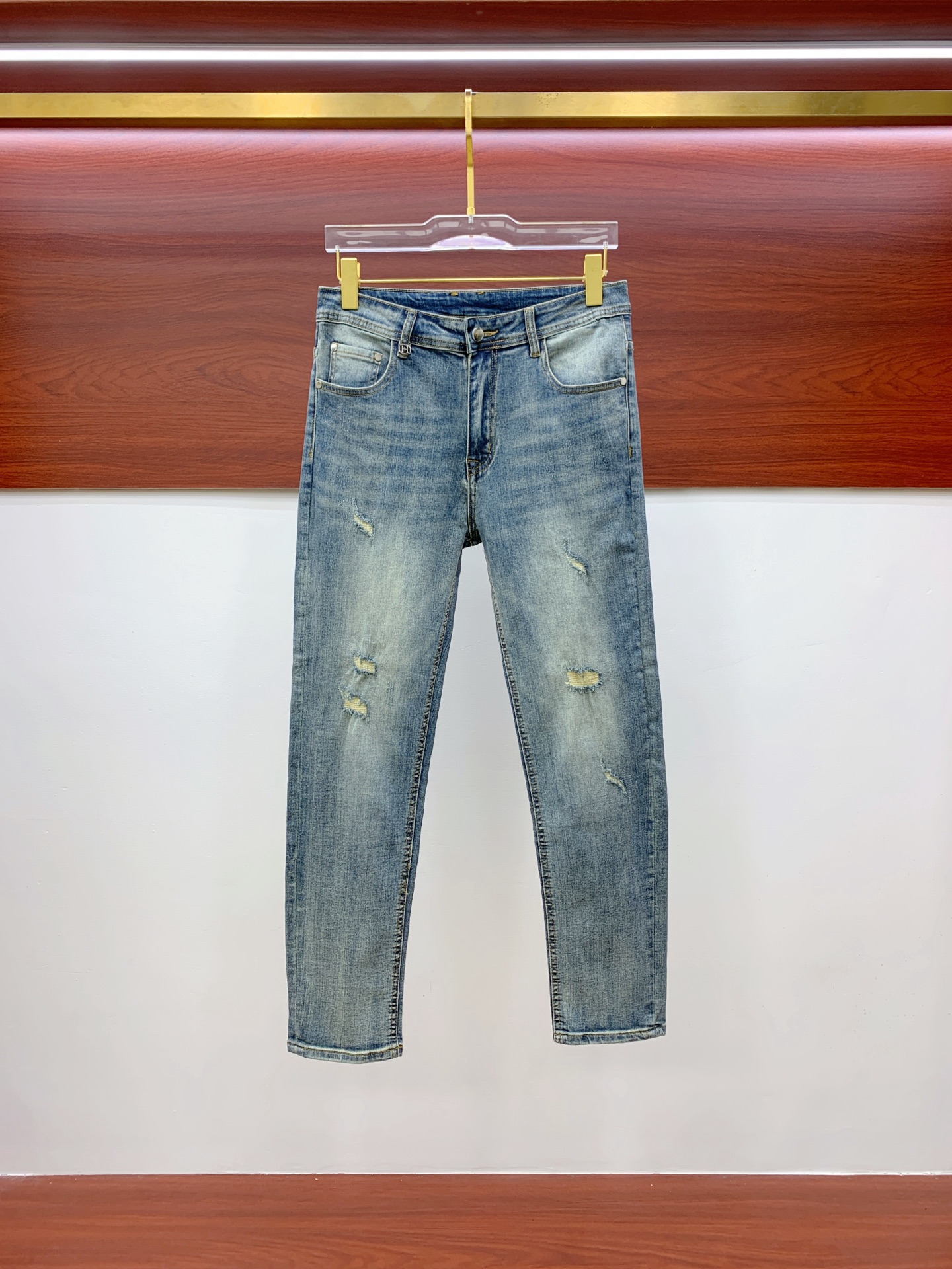 秋冬コーデ 25SSパンツ エルメス デニム ジーンズ