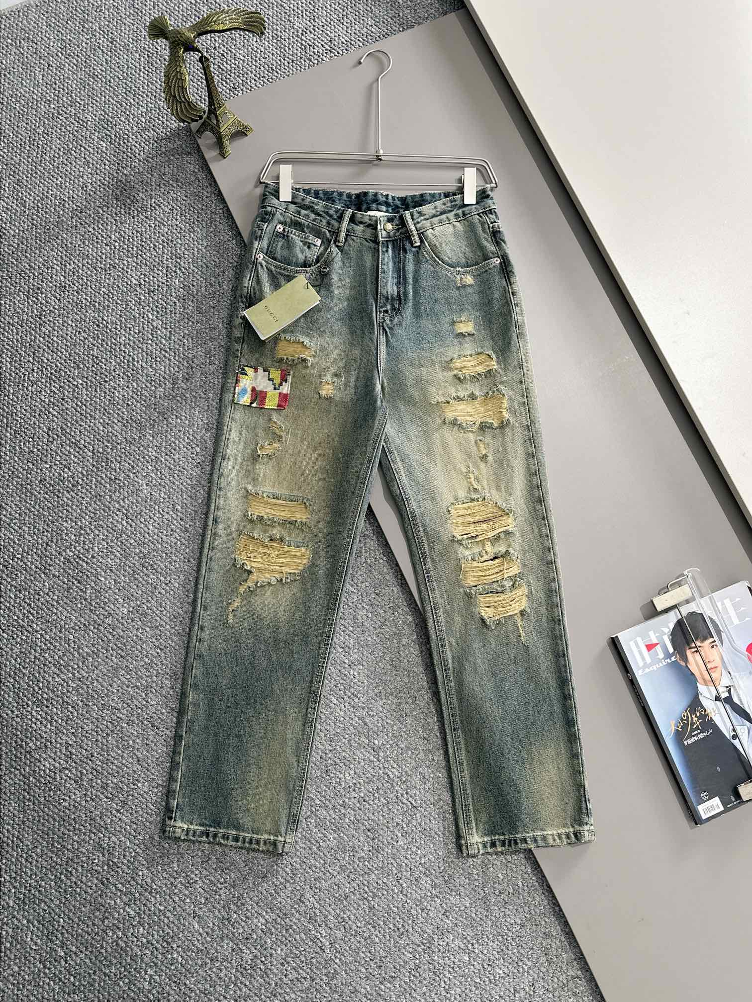特別価格★25SS秋冬パンツ グッチ デニム ジーンズ