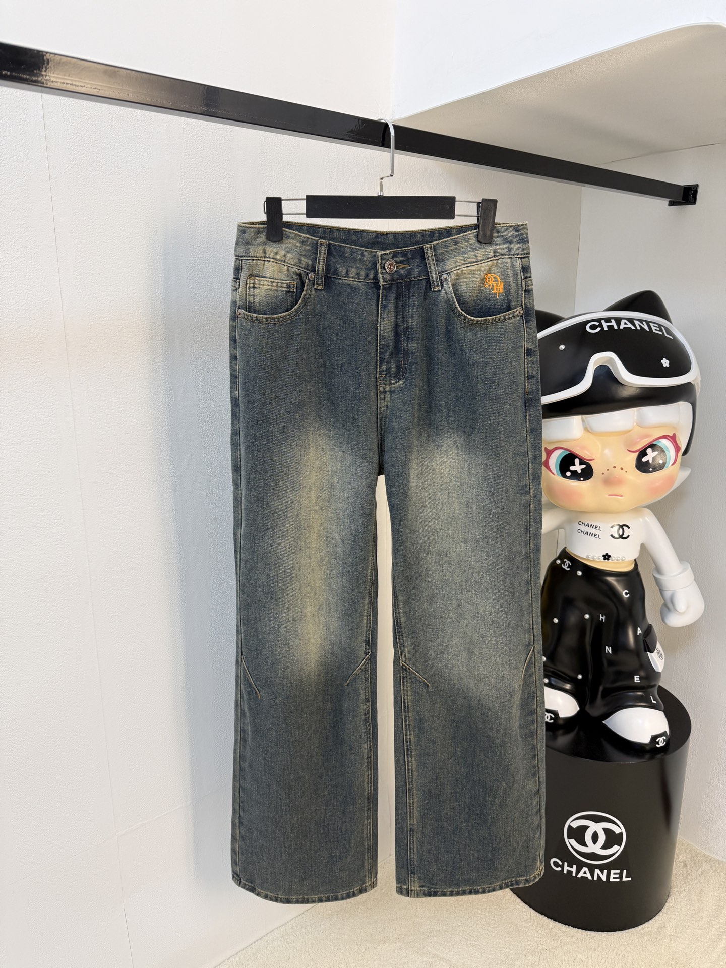 秋冬コーデ 25SSパンツ エルメス デニム ジーンズ