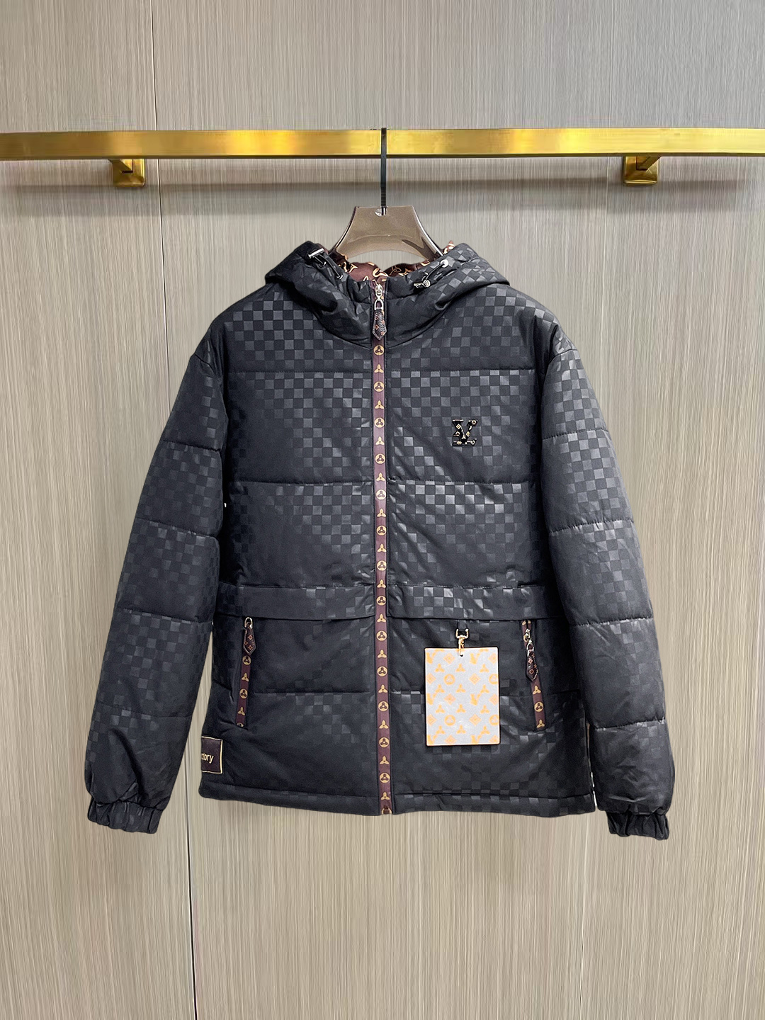 秋冬暖かい服 ルイヴィトン 綿入れ ジャケット アウター