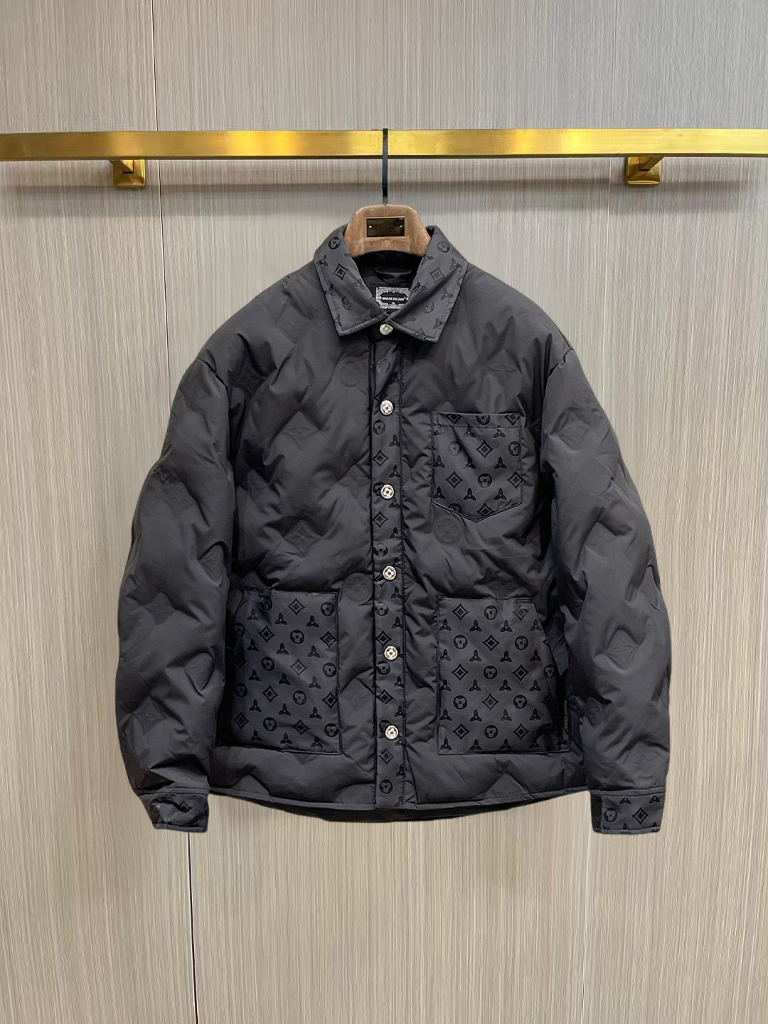 秋冬暖かい服 ルイヴィトン 綿入れ ジャケット アウター