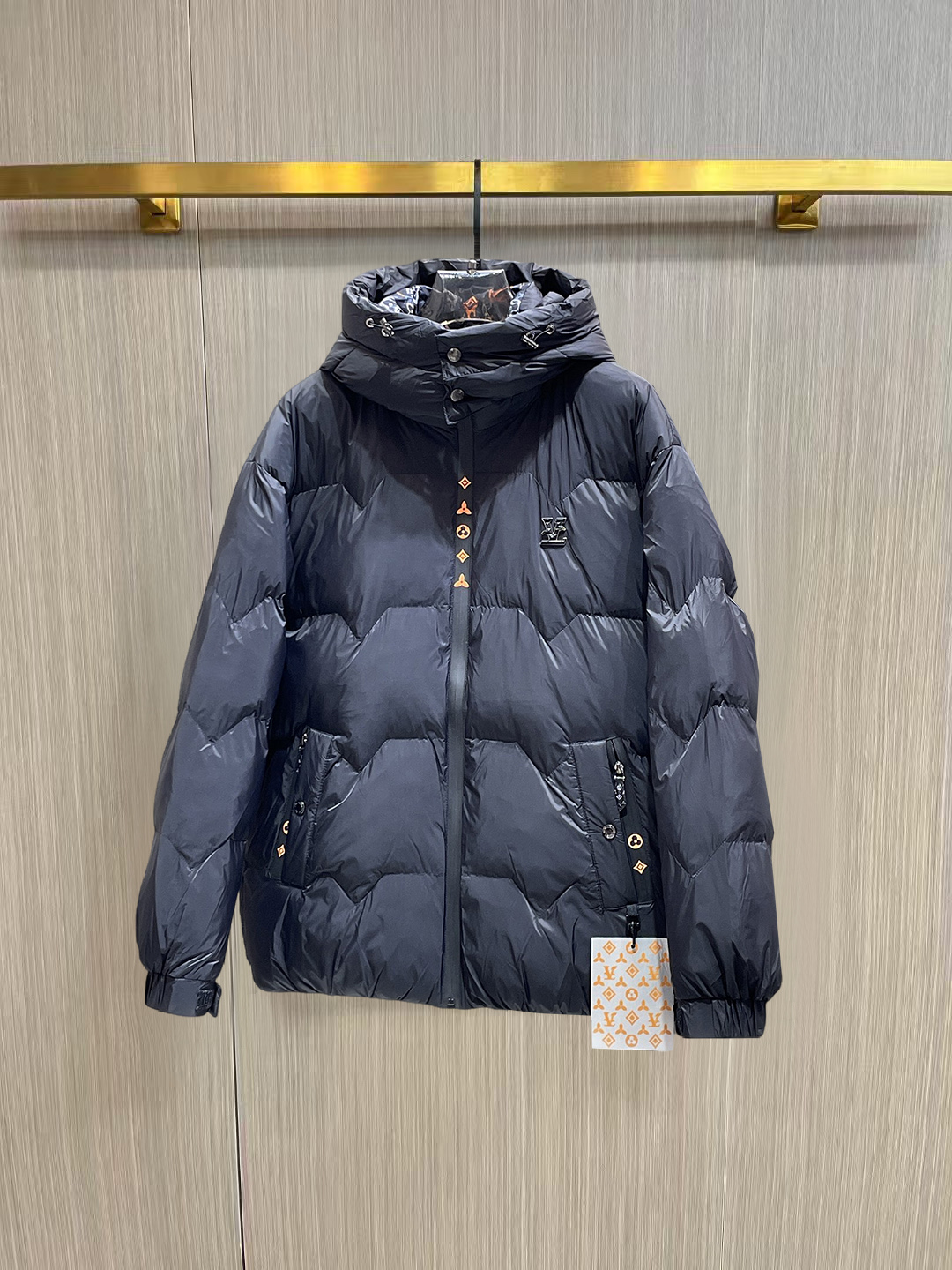 秋冬暖かい服 ルイヴィトン 綿入れ ジャケット アウター