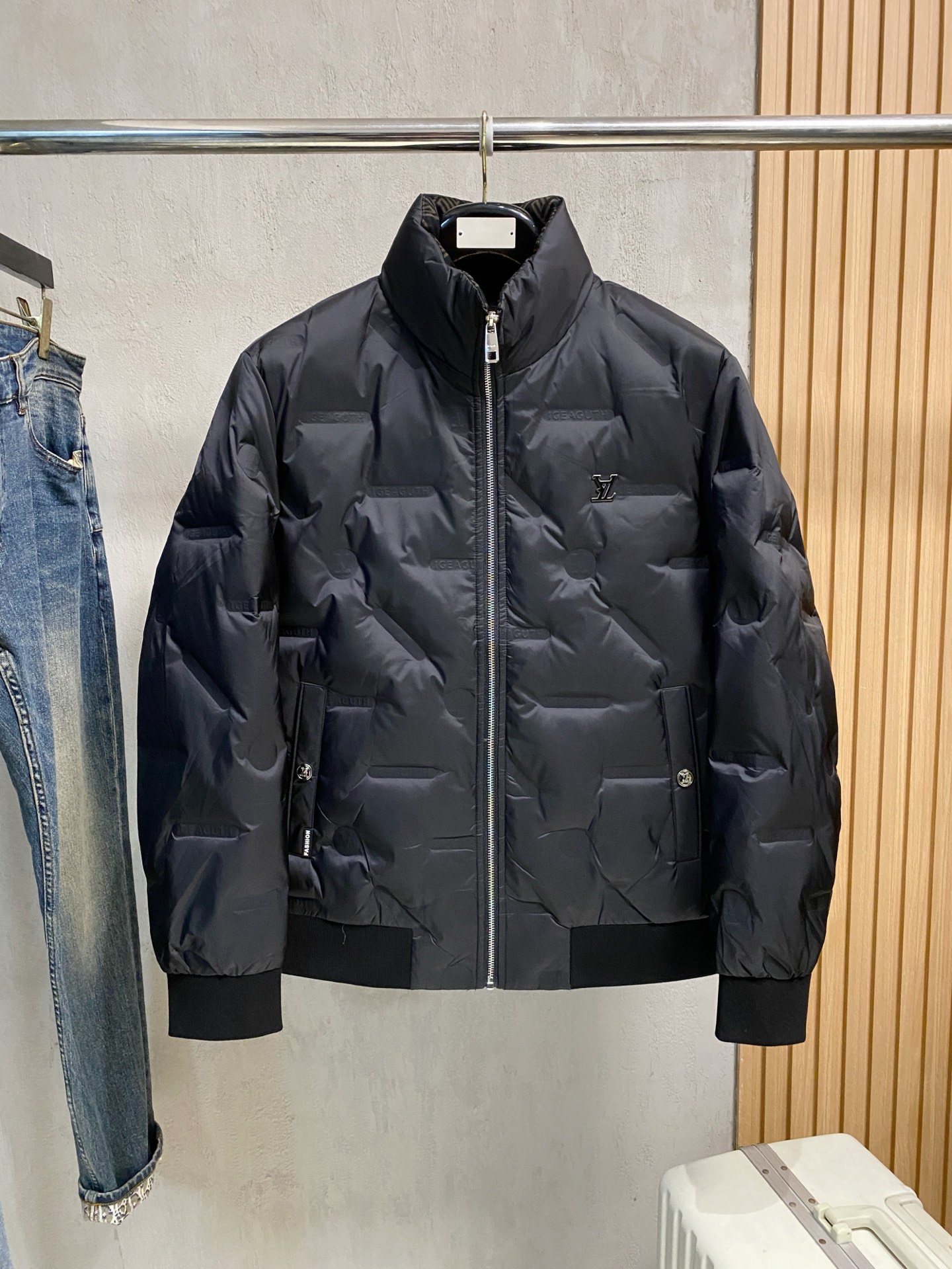秋冬暖か服 ルイヴィトン ダウンジャケット アウター メンズ