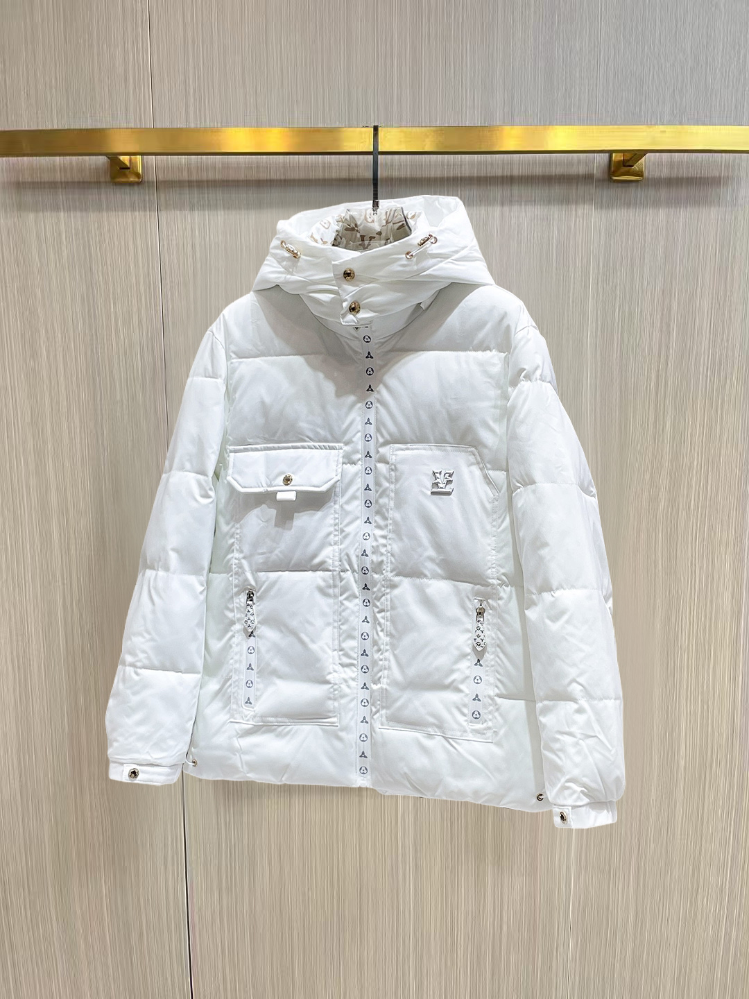 秋冬暖かい服 ルイヴィトン 綿入れ ジャケット アウター
