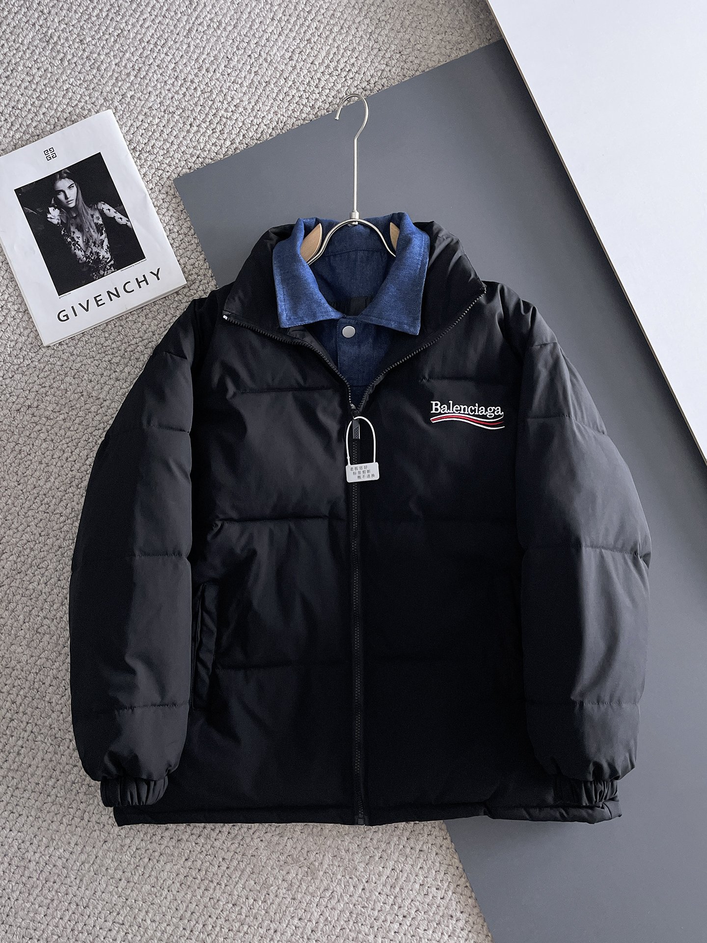 秋冬暖かい服 バレンシアガ 綿入れ ジャケット アウター