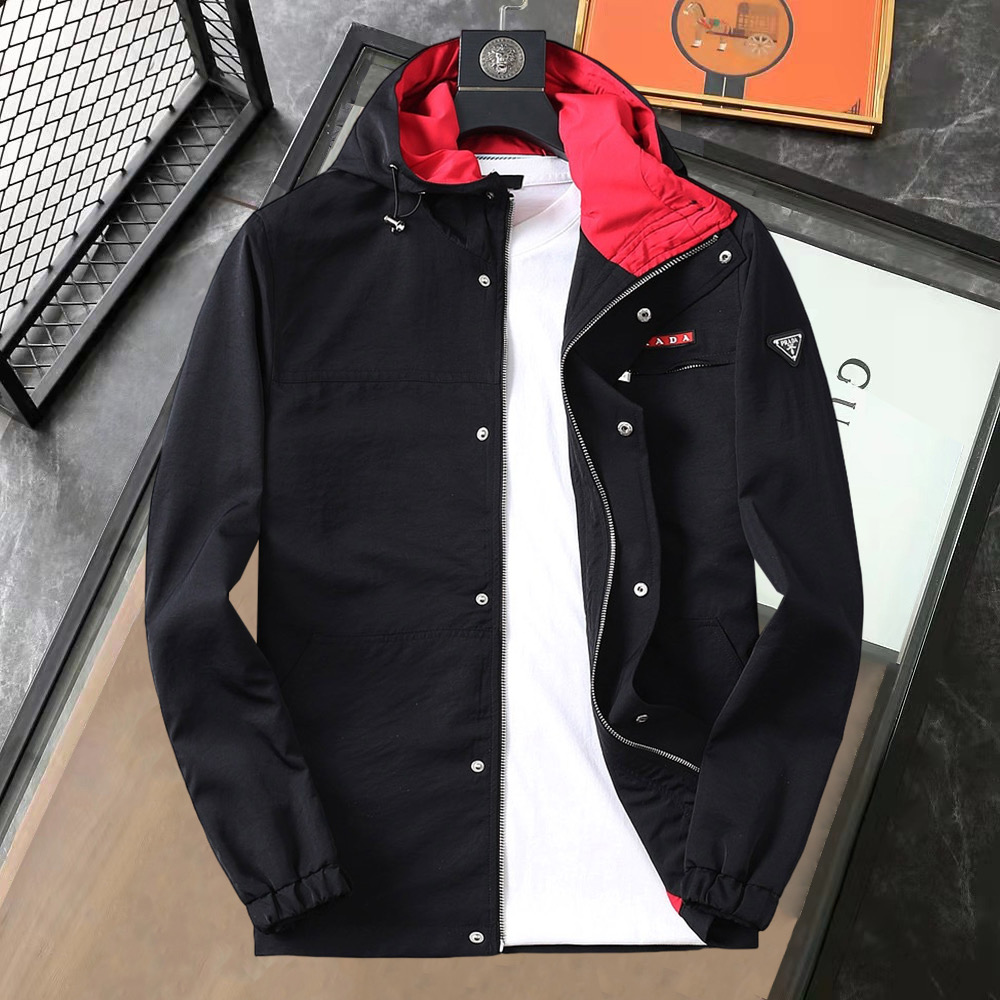 ブランド通販 秋冬服 プラダ アウター/トレンチコート
