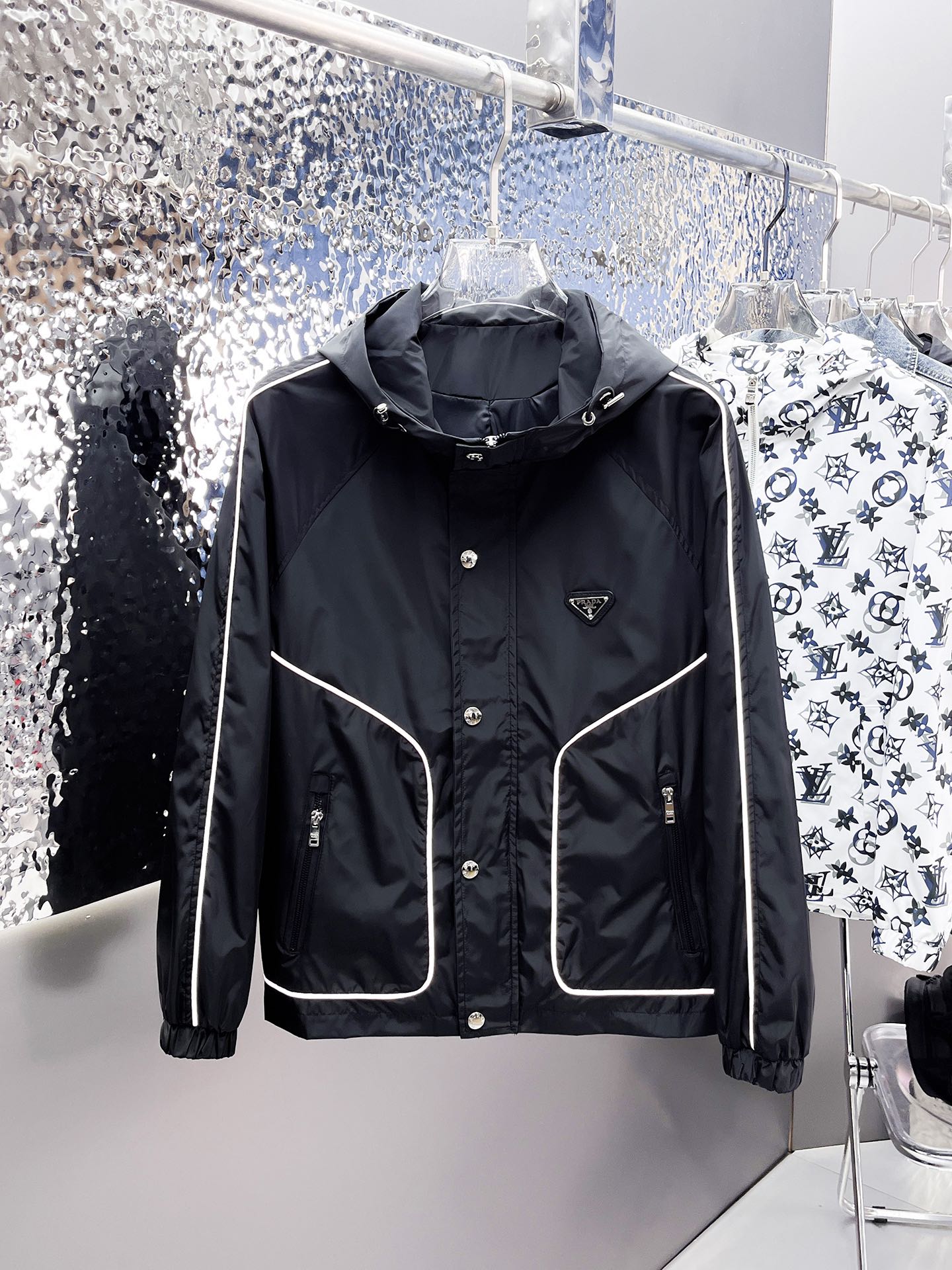 ブランド通販 秋冬服 プラダ アウター/トレンチコート
