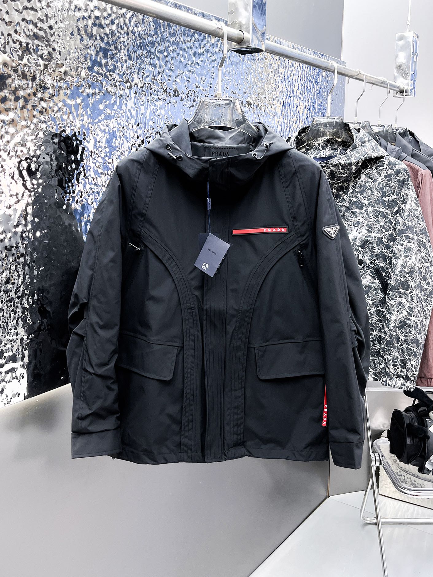 ブランド通販 秋冬服 プラダ アウター/トレンチコート