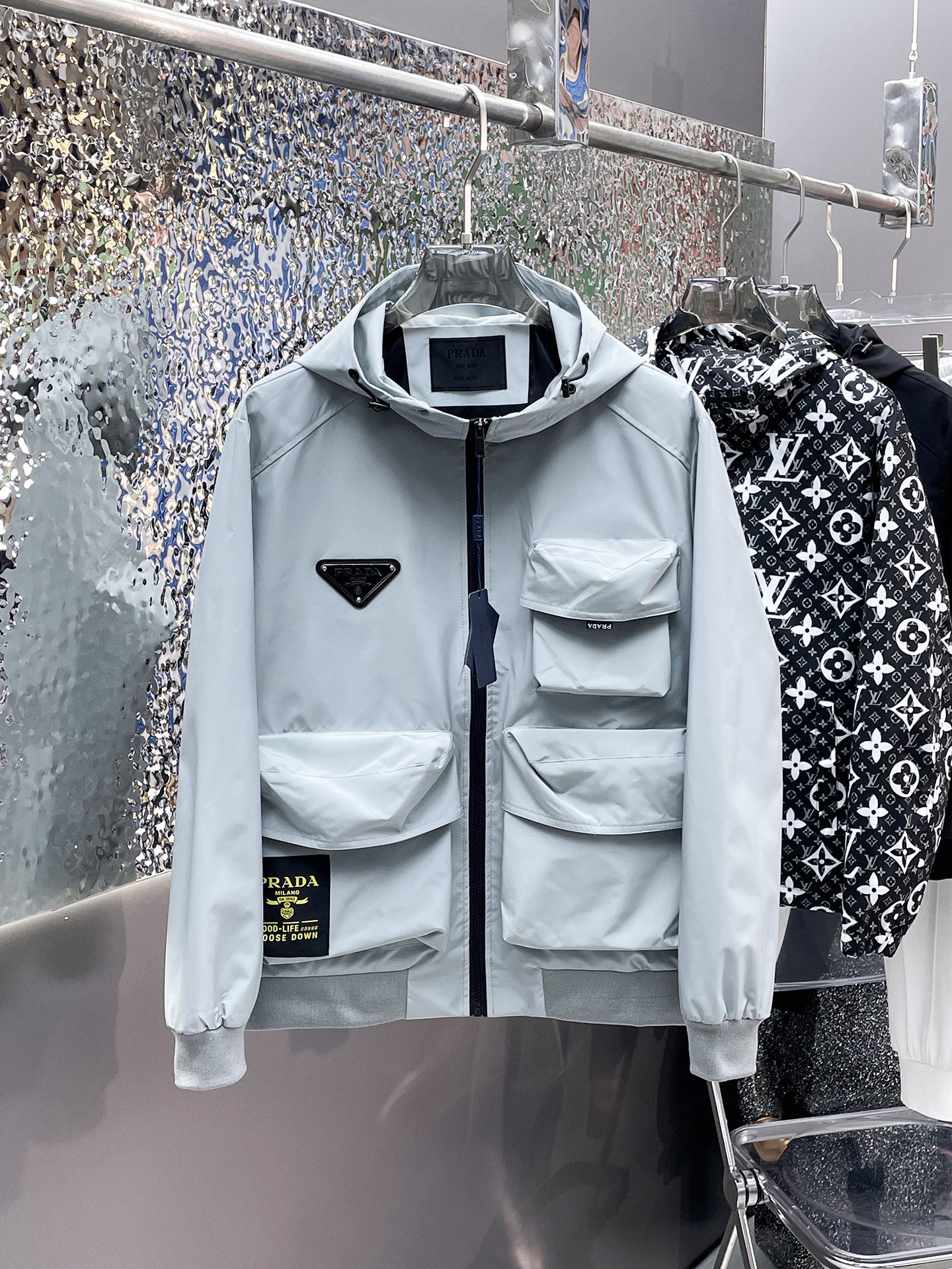 ブランド通販 秋冬服 プラダ アウター/トレンチコート