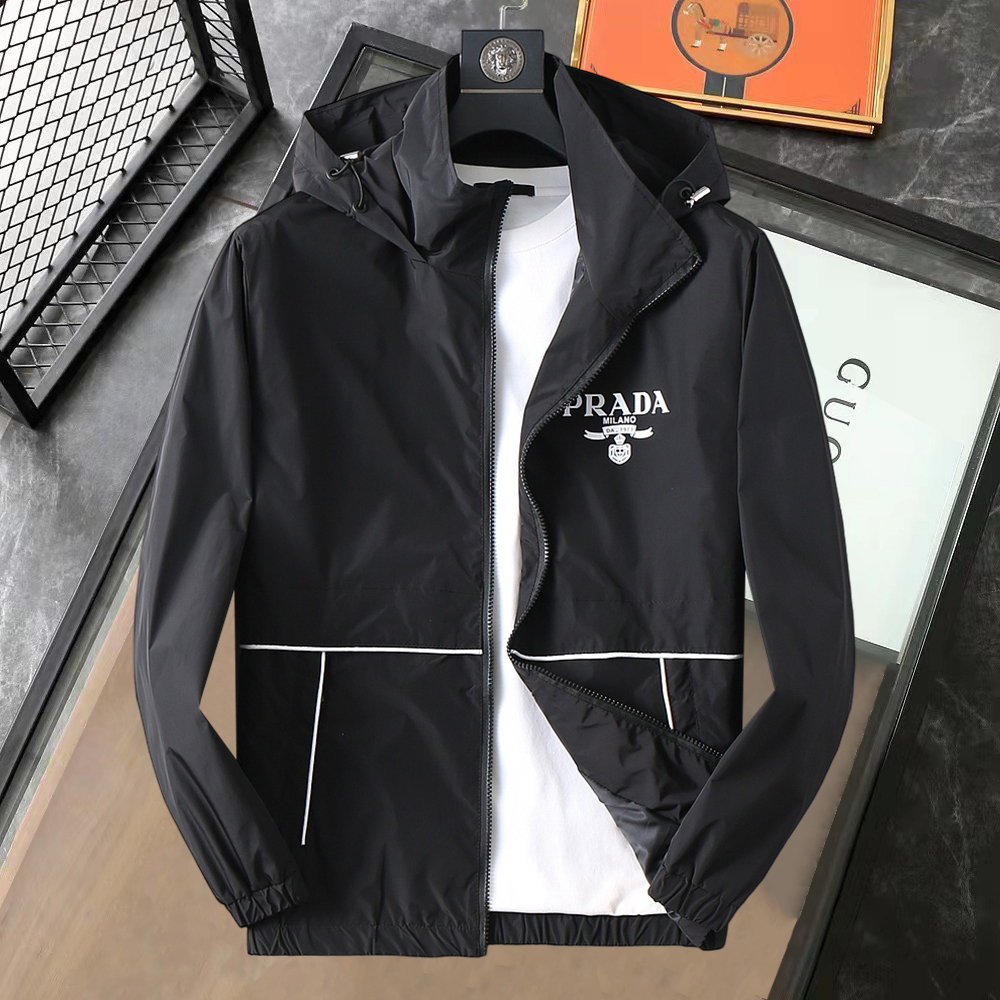 ブランド通販 秋冬服 プラダ アウター/トレンチコート