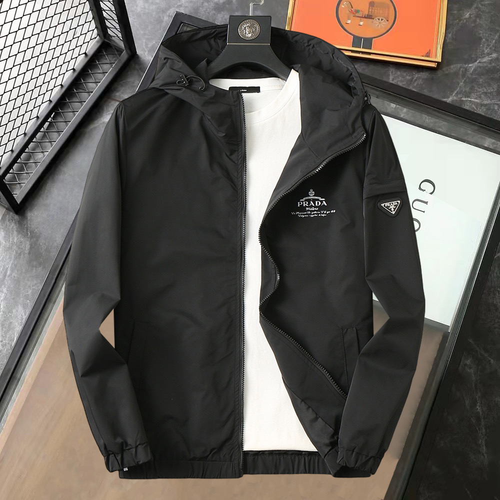 ブランド通販 秋冬服 プラダ アウター/トレンチコート