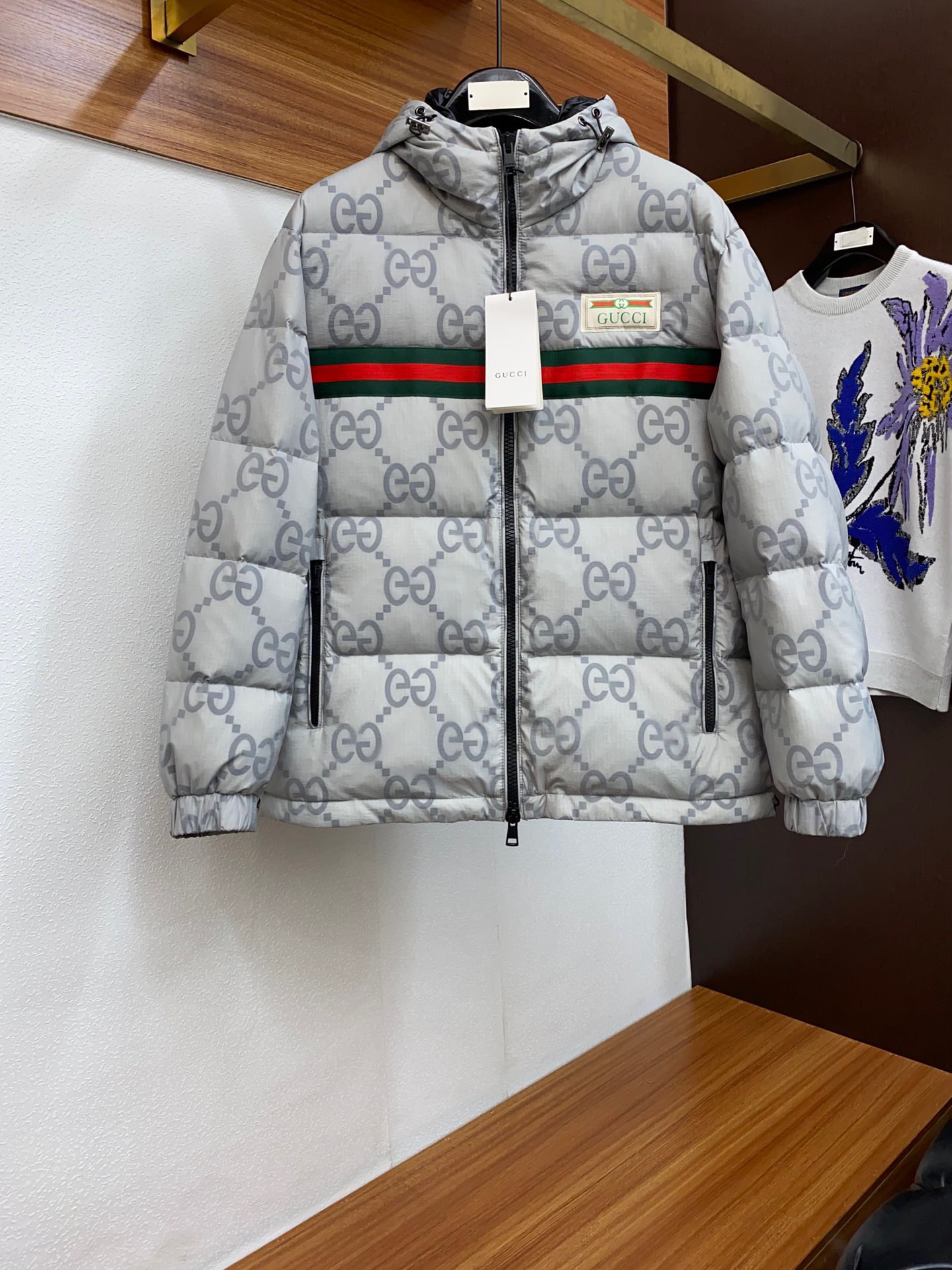 秋冬暖かい服 グッチ ダウンジャケット アウター 男女兼着
