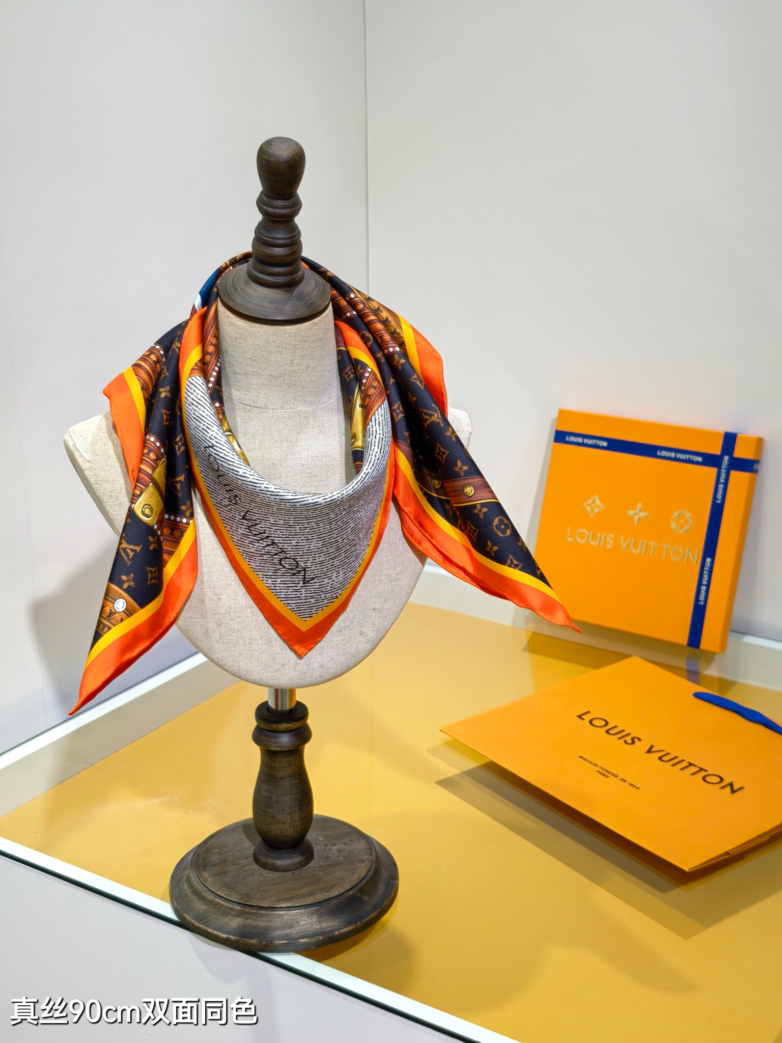 2025秋冬muffler ルイヴィトン マフラー 防寒 大判 ストール