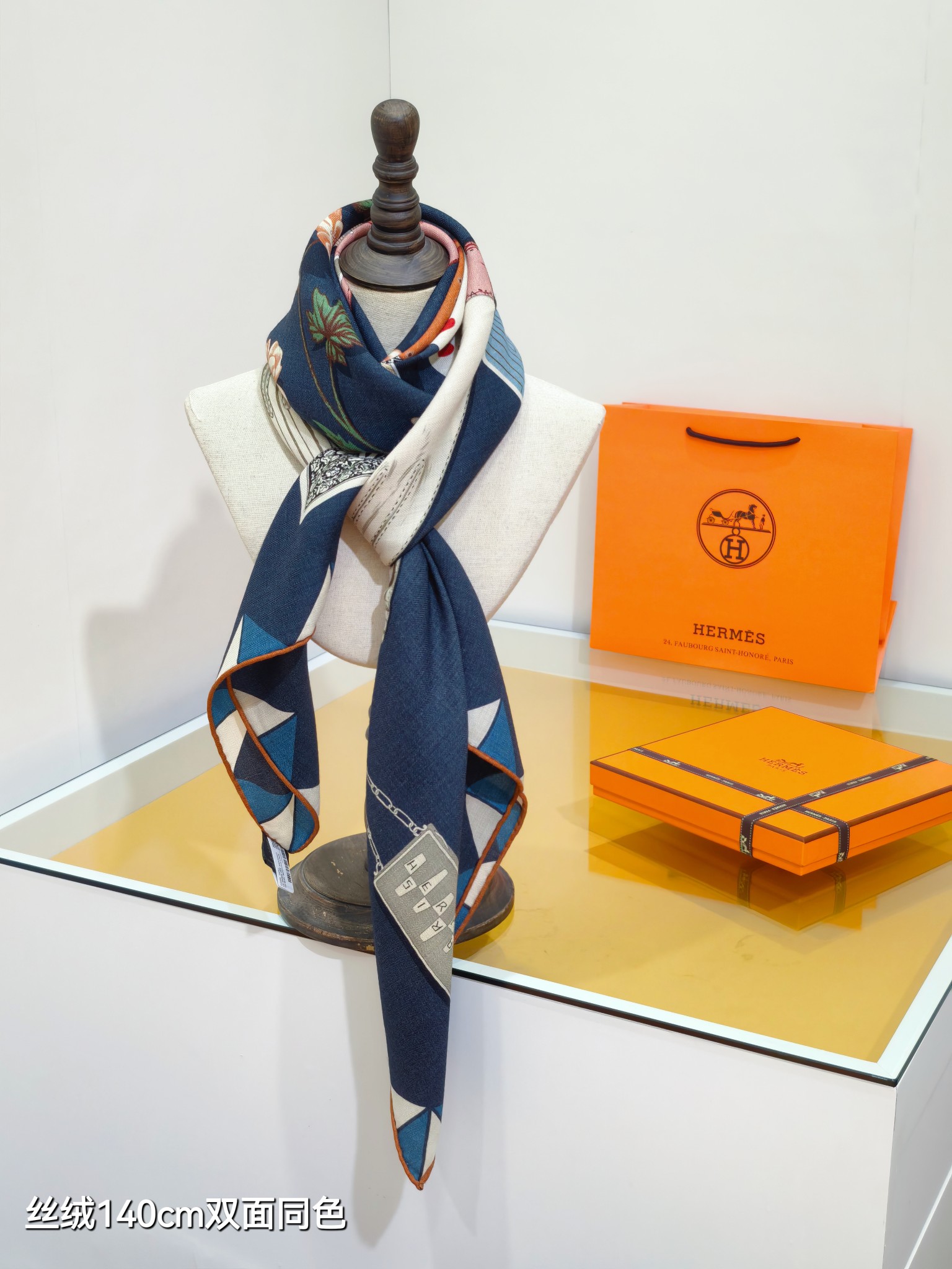 2025秋冬muffler エルメス マフラー 防寒 大判 ストール 2510