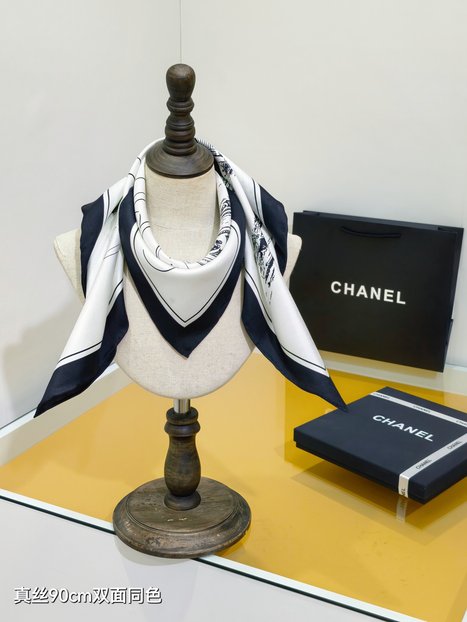 2025秋冬muffler シャネル マフラー 防寒 大判 ストール
