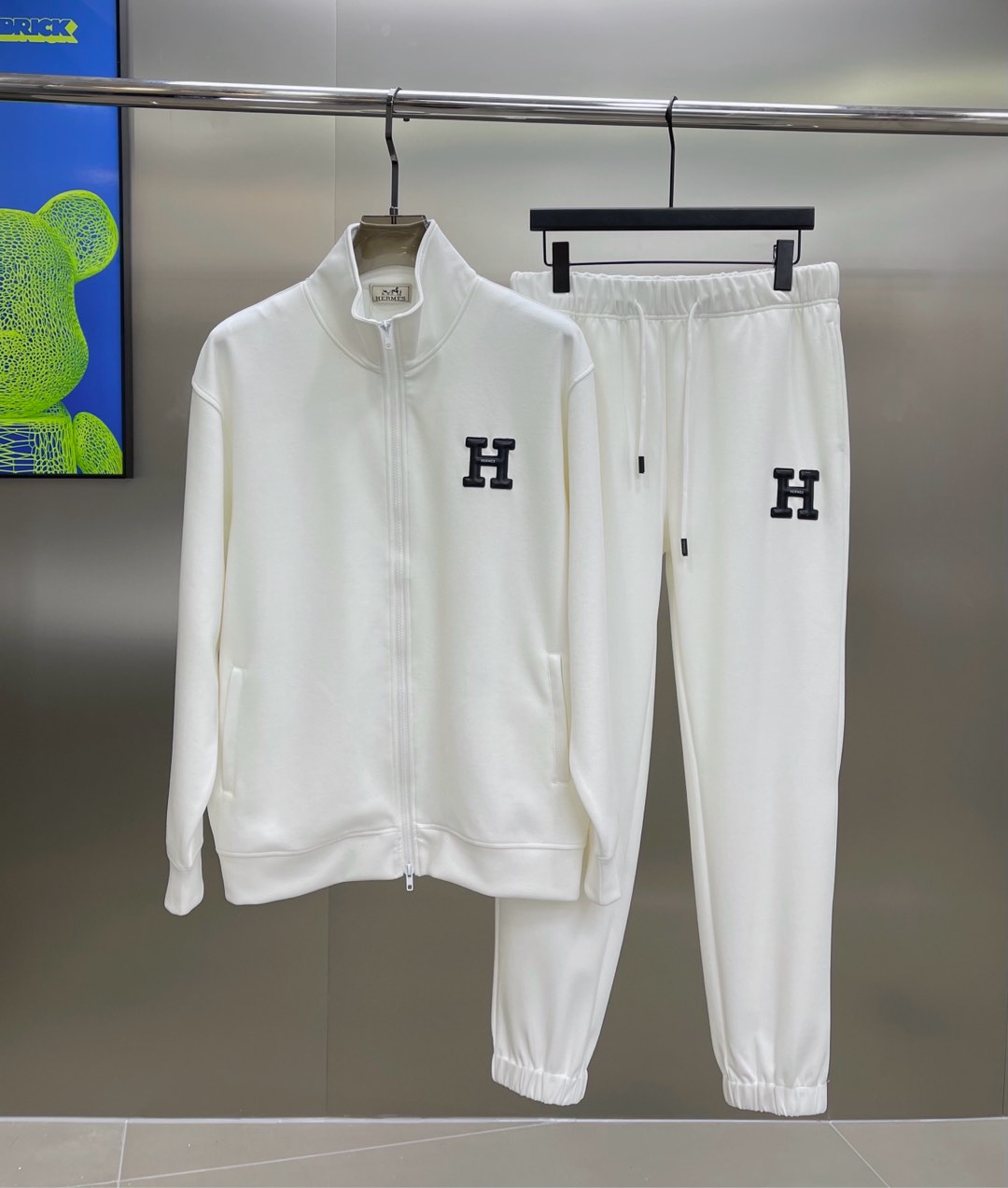 秋冬服 人気商品入荷 エルメス 上下服 セットアップ? 男女兼着