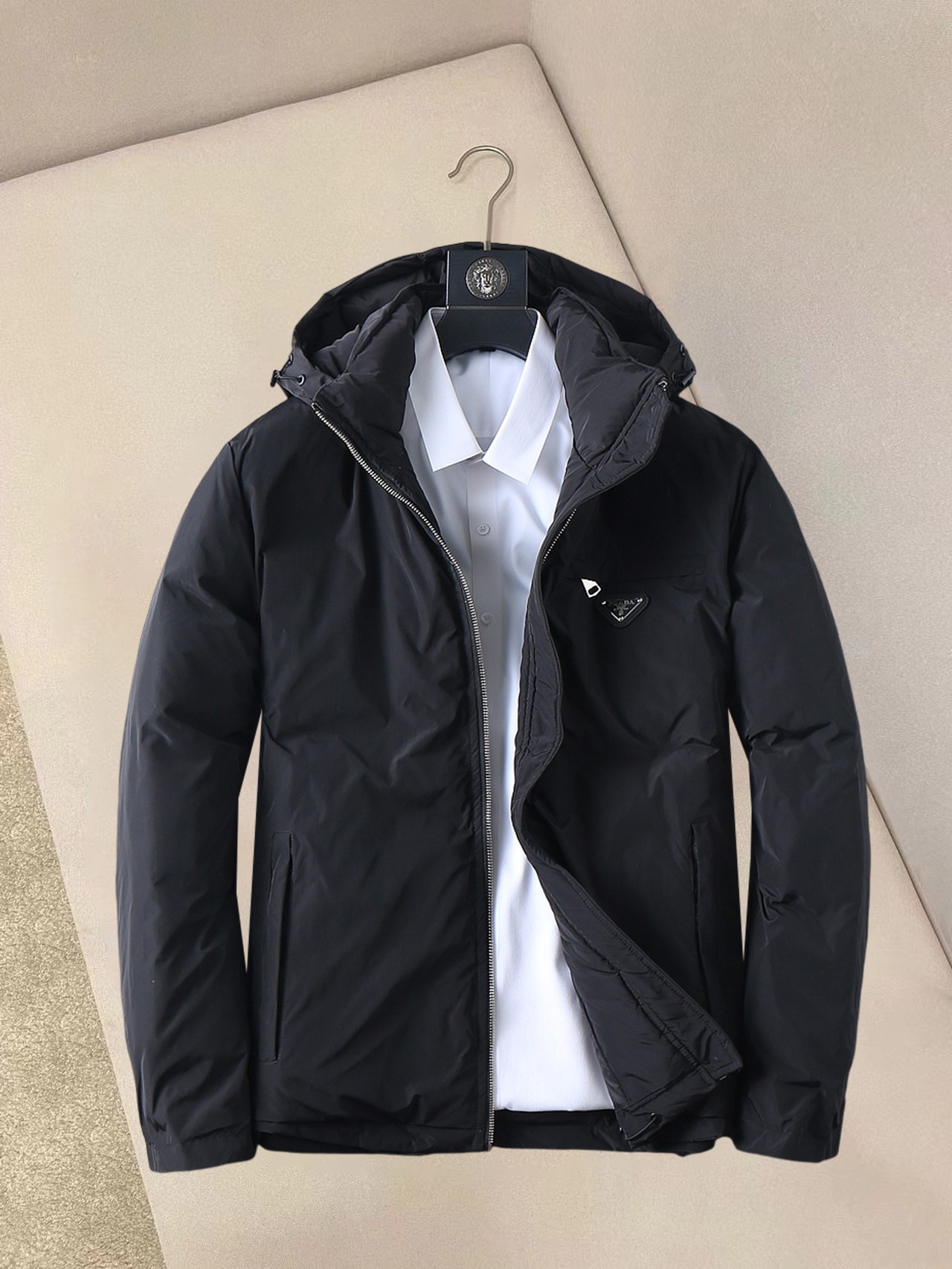25ss秋冬暖か服 プラダ ダウンジャケット アウター メンズ