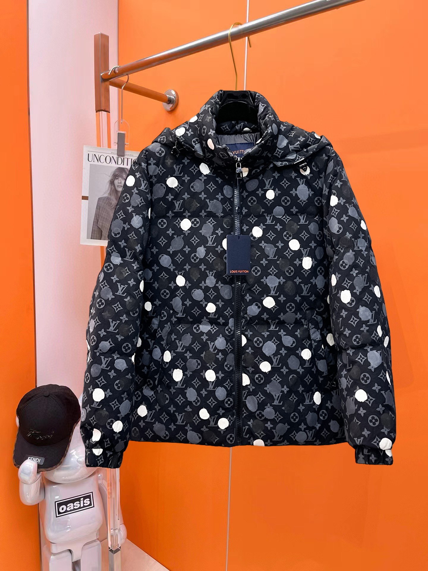 秋冬暖か服 ルイヴィトン ダウンジャケットアウター 男女兼着