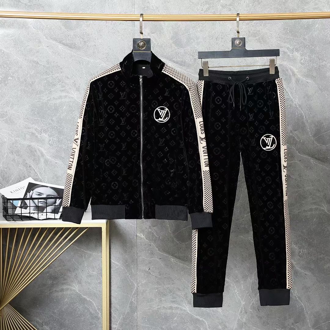 秋冬服 人気商品入荷 ルイヴィトン 上下服 野球 セットアップ メンズ