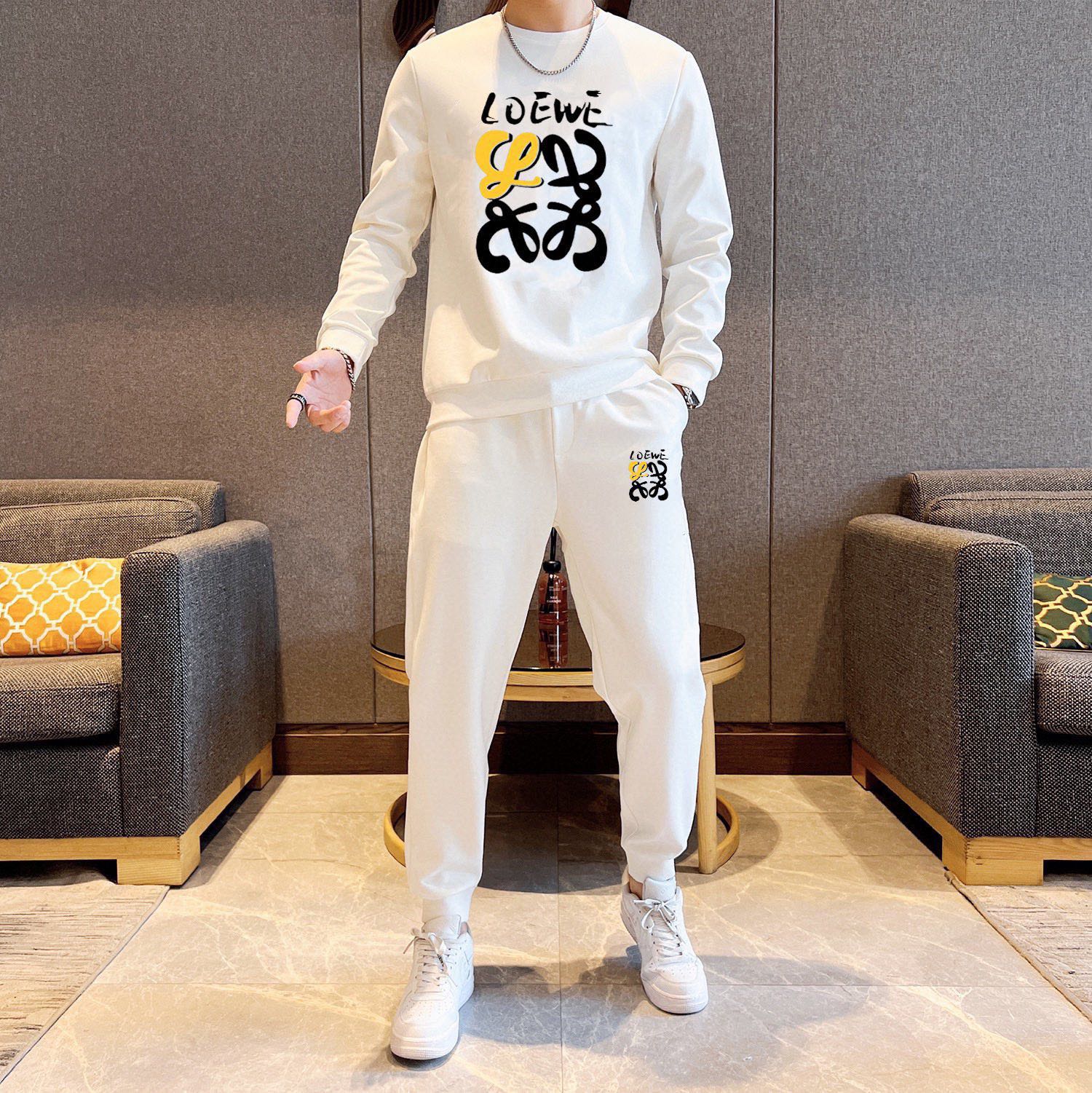 25SS秋冬服 人気商品入荷 ロエベ 上下服 セットアップ  メンズ