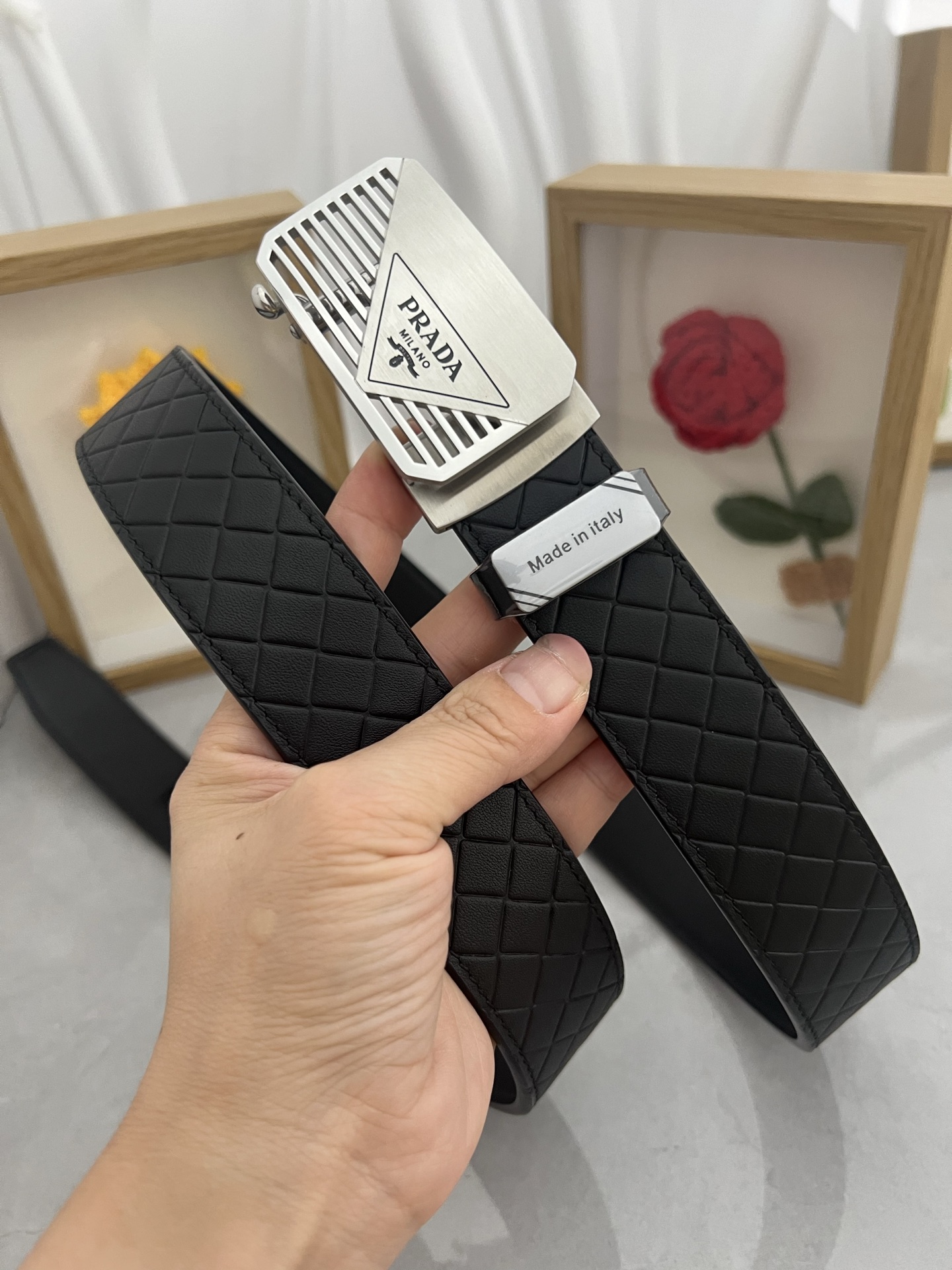 プラダ 2025新品値下受付 ベルト サンチュール 2508J160+