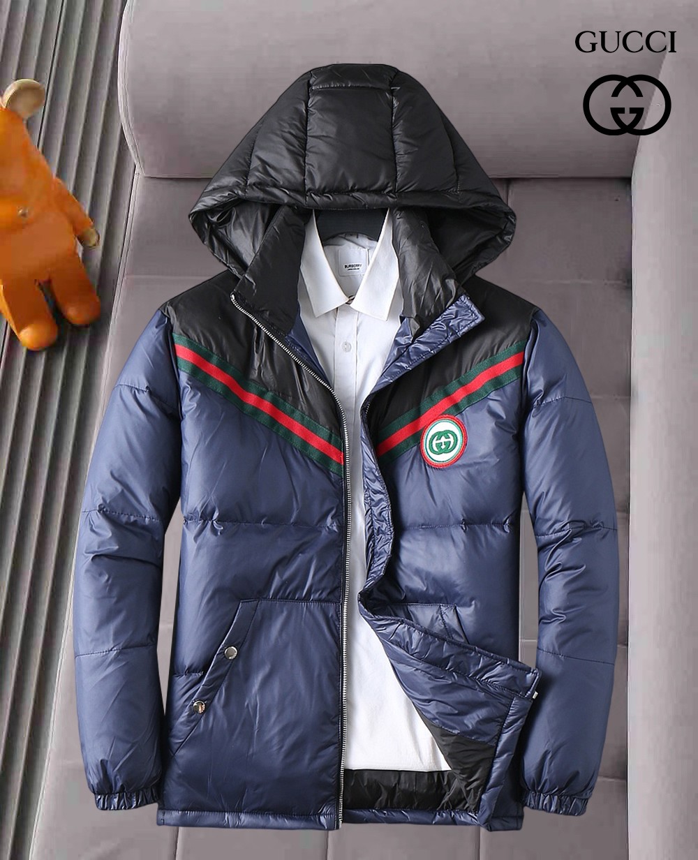 秋冬暖か服 グッチ ダウンジャケット 綿入りジャケット