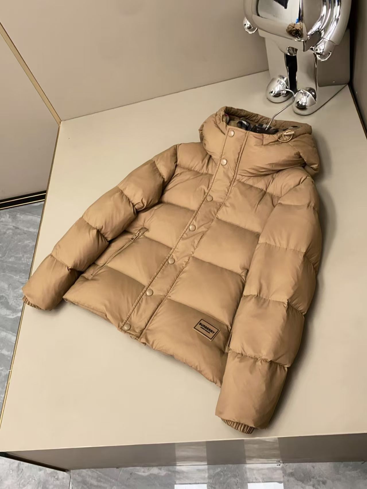 秋冬暖か服 バーバリー ダウンジャケット アウター 男女兼着