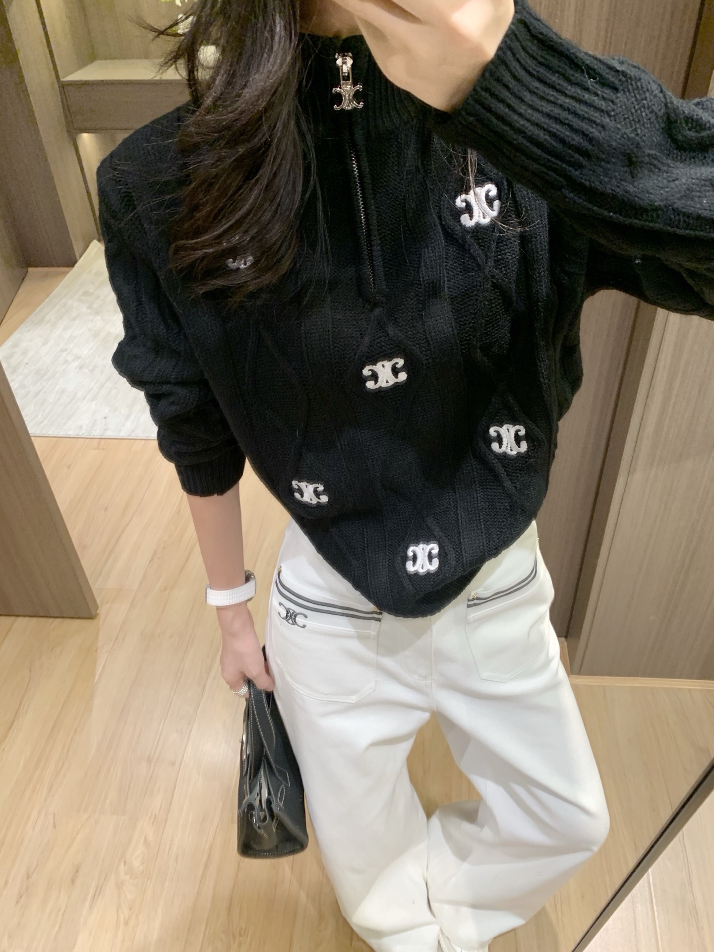 秋冬新品 女性セリーヌ メリハリ トップス