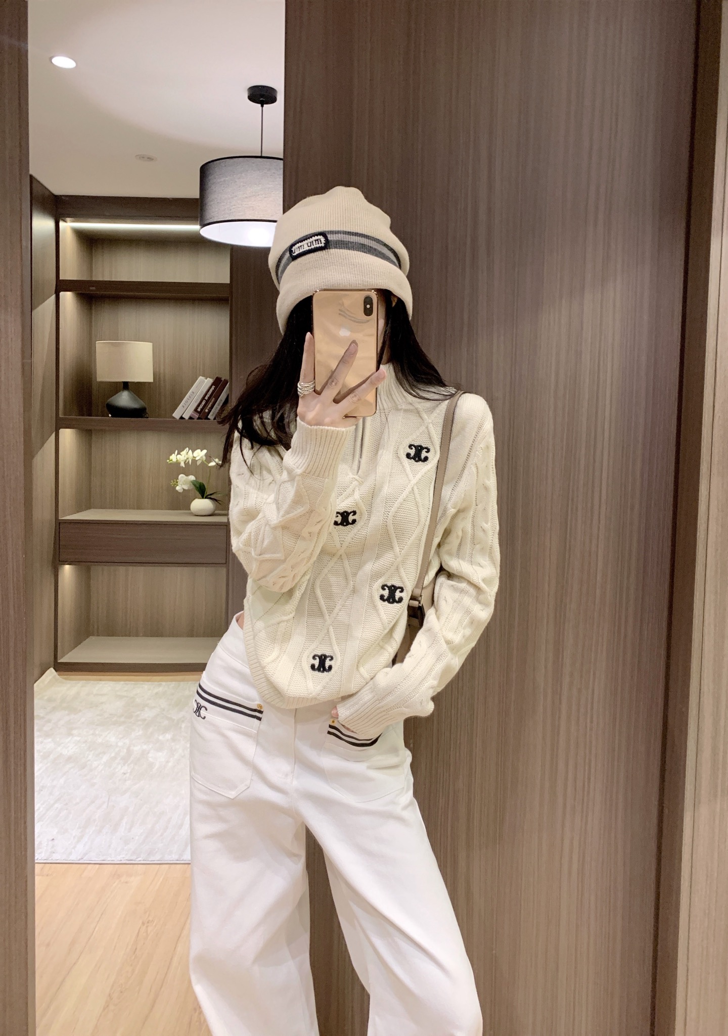 秋冬新品 女性セリーヌ メリハリ トップス