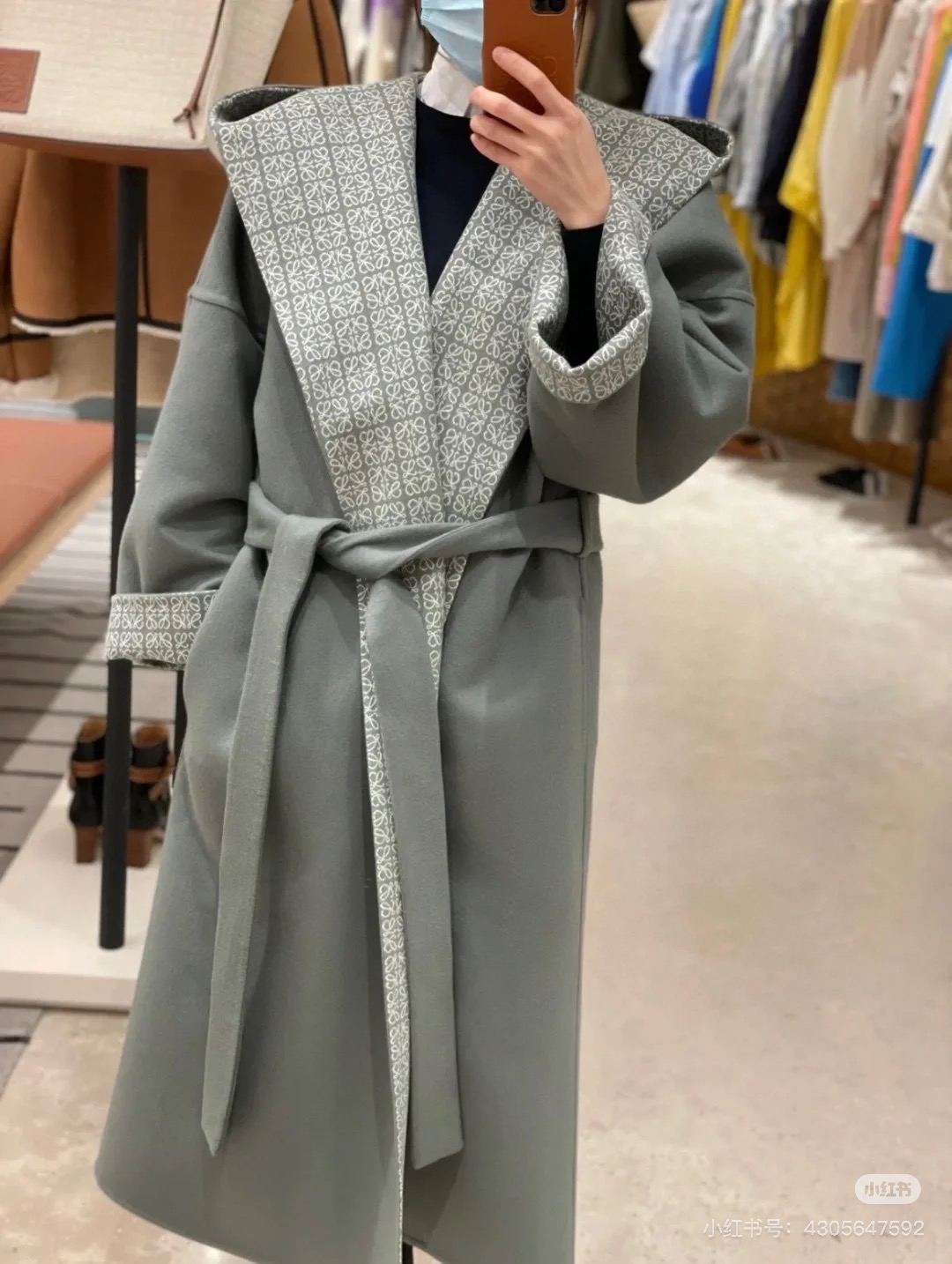 2025秋冬新品 女性ロエベ カシミアコート