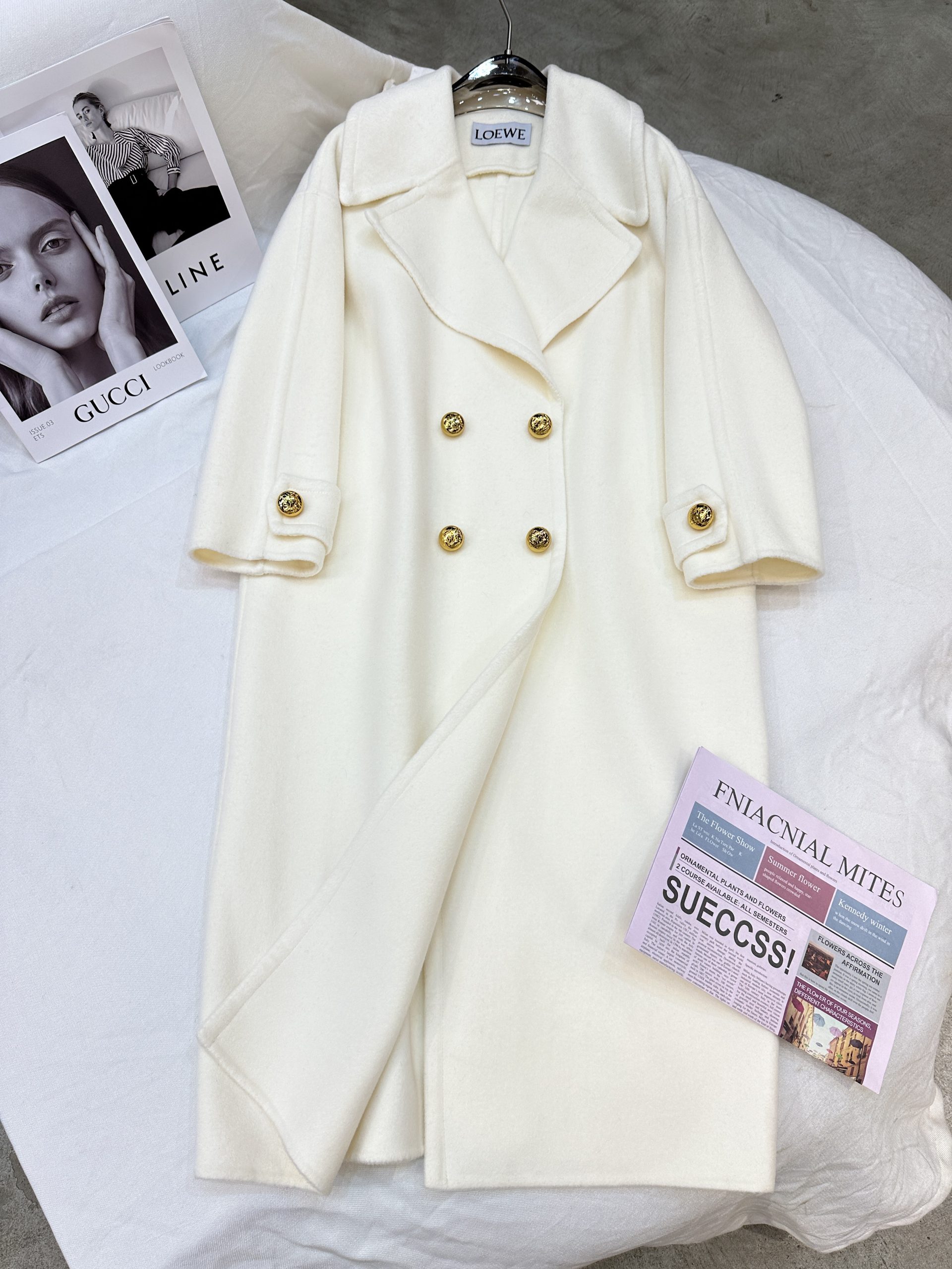 2025秋冬新品 女性ロエベ カシミアコート